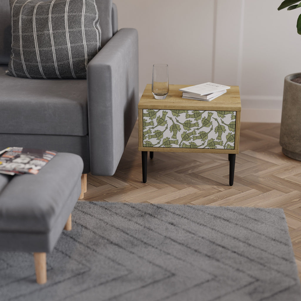 Table de chevet SEEDLING SONGBIRD effet chêne