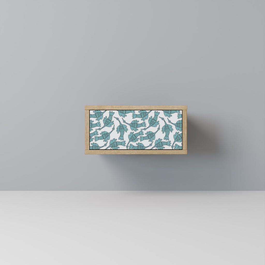 Table de chevet WATERSPOUT SONGIBIRD effet chêne