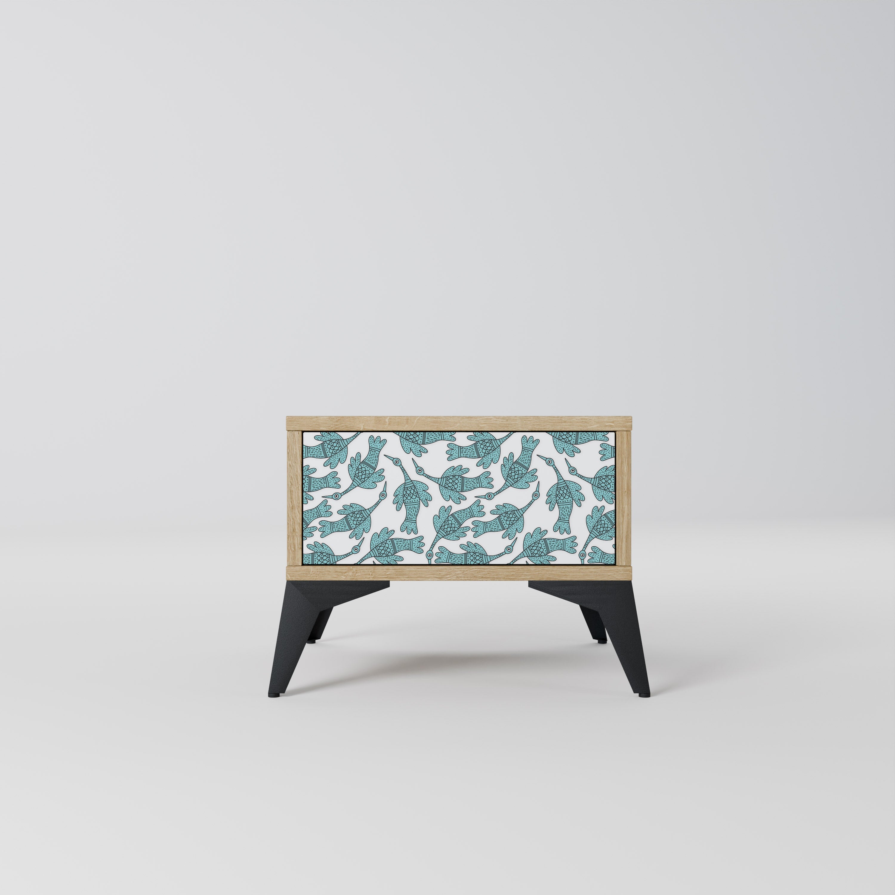 Table de chevet WATERSPOUT SONGIBIRD effet chêne