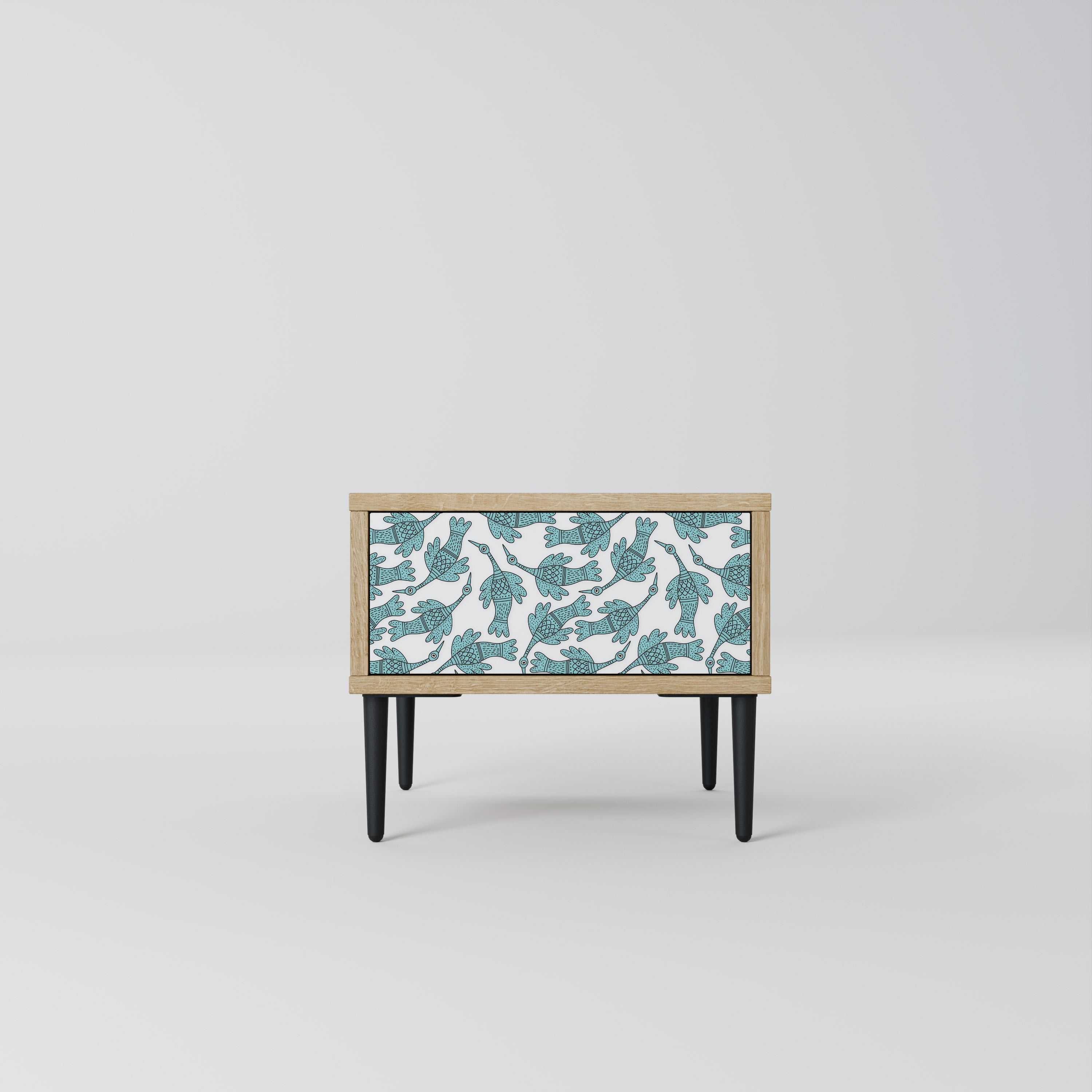 Table de chevet WATERSPOUT SONGIBIRD effet chêne