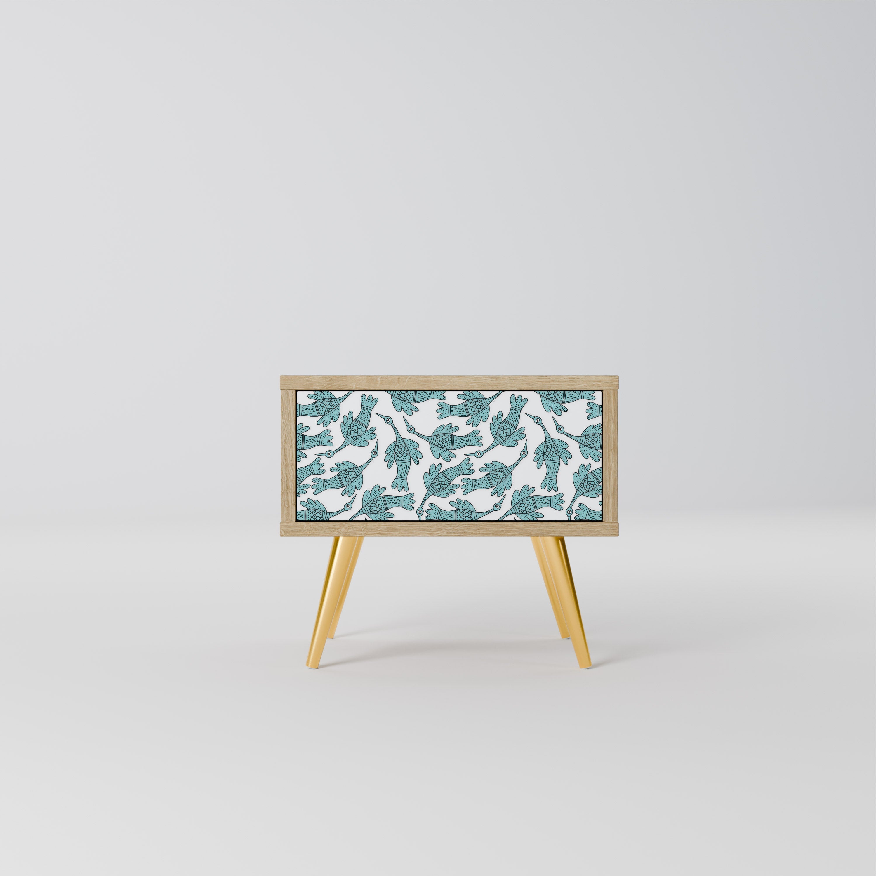 Table de chevet WATERSPOUT SONGIBIRD effet chêne