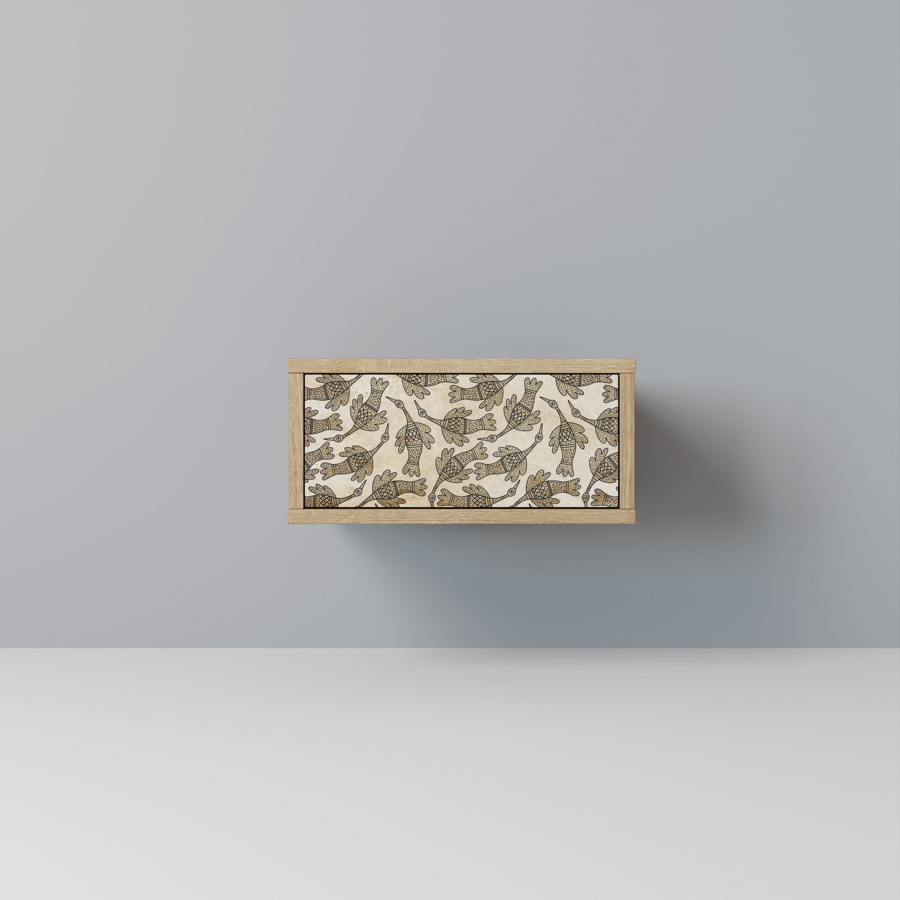 Table de chevet ALMONDINE SONGBIRD effet chêne