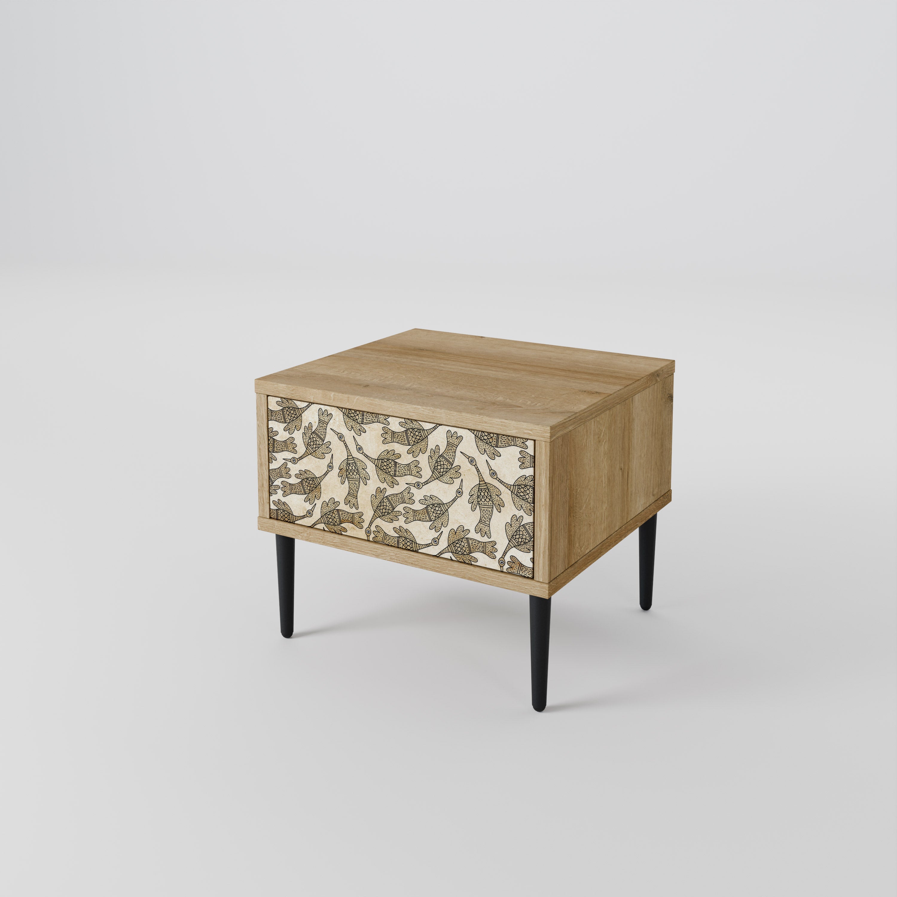 Table de chevet ALMONDINE SONGBIRD effet chêne