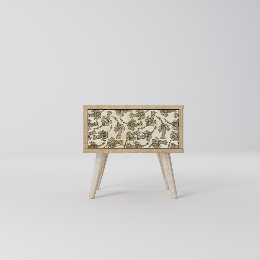 Table de chevet ALMONDINE SONGBIRD effet chêne