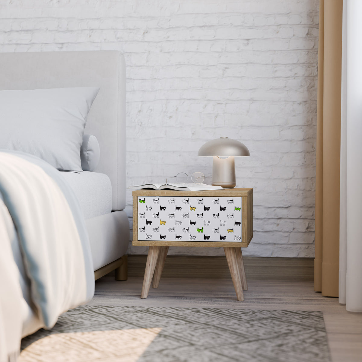 CATS COMPILATION Nightstand