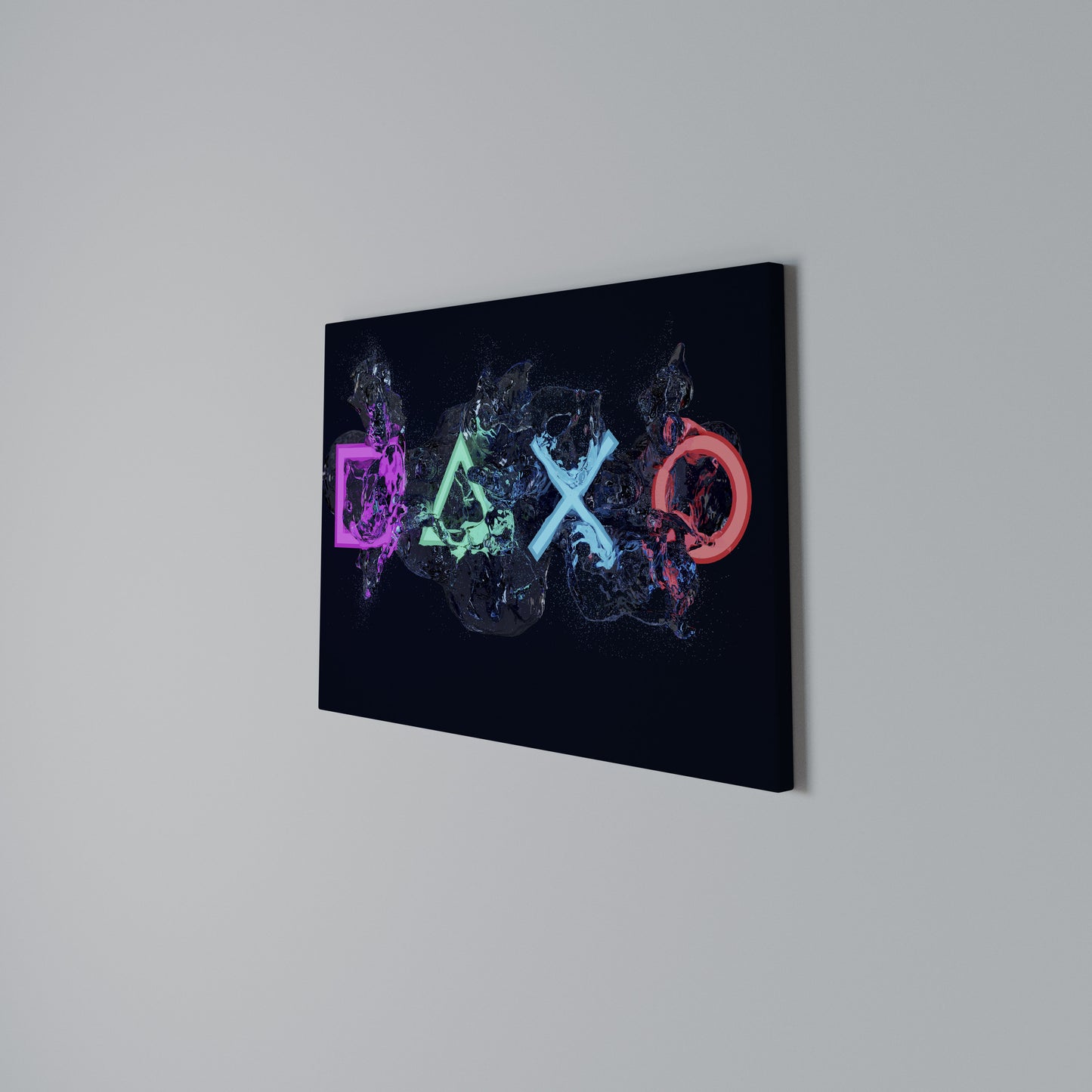 GAMING REVOLT Horizontal Canvas Print