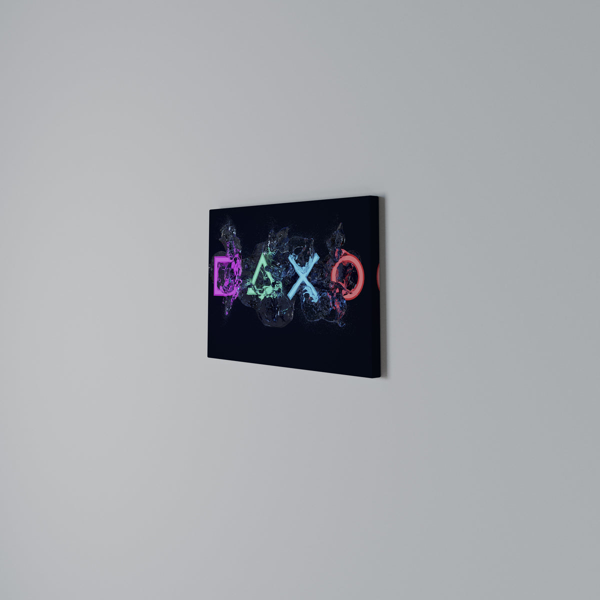 GAMING REVOLT Horizontal Canvas Print