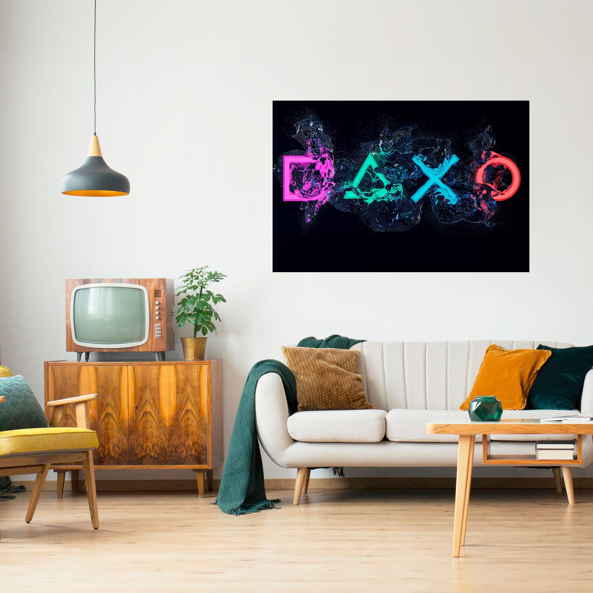 Affiche horizontale autocollante GAMING REVOLT