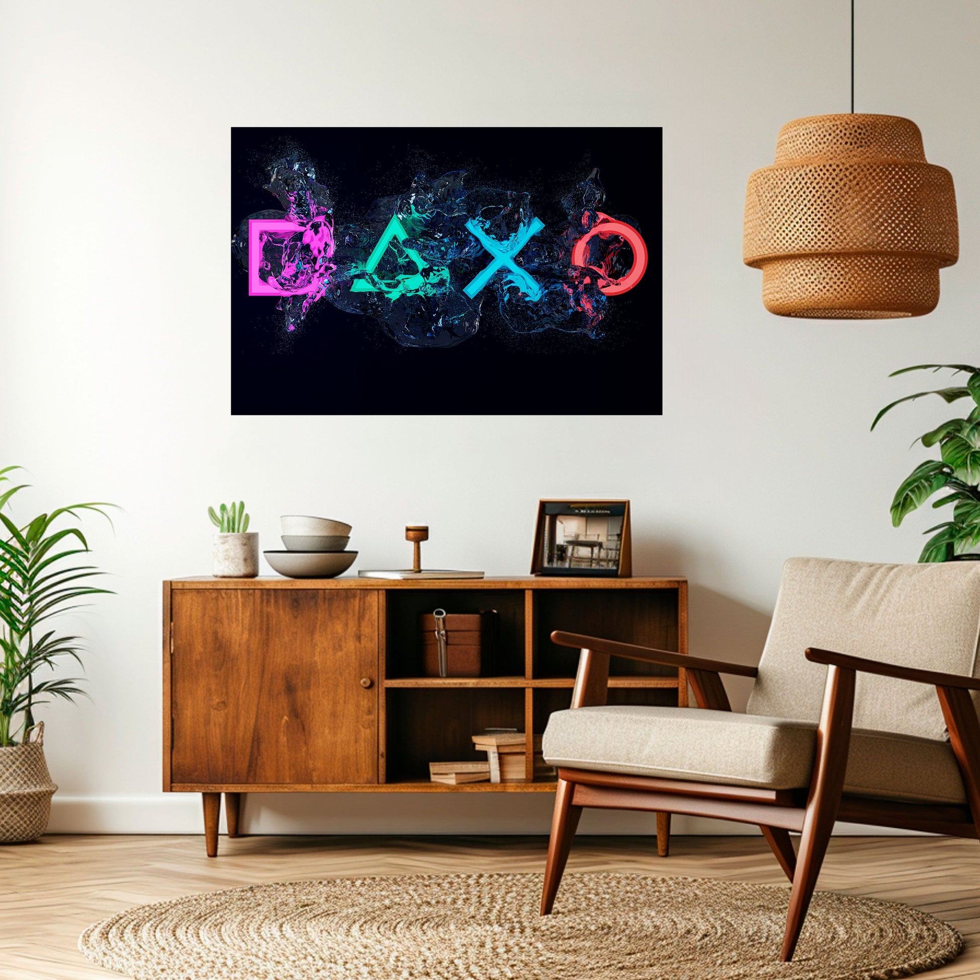 Affiche horizontale autocollante GAMING REVOLT