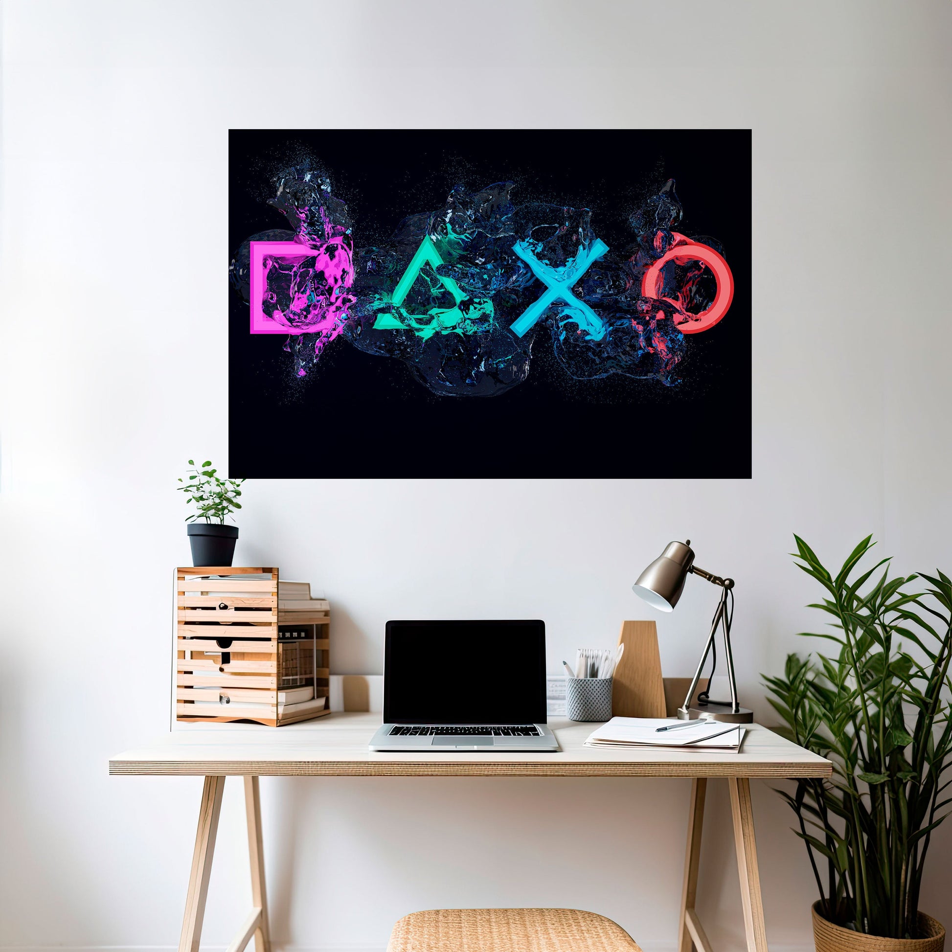 Affiche horizontale autocollante GAMING REVOLT