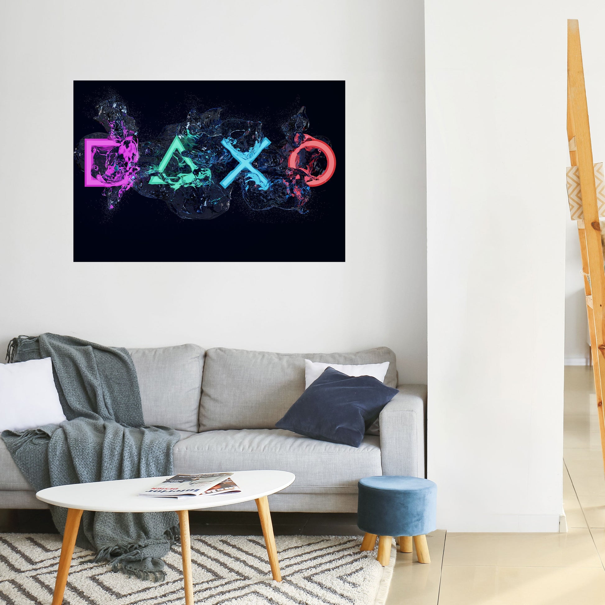 Affiche horizontale autocollante GAMING REVOLT