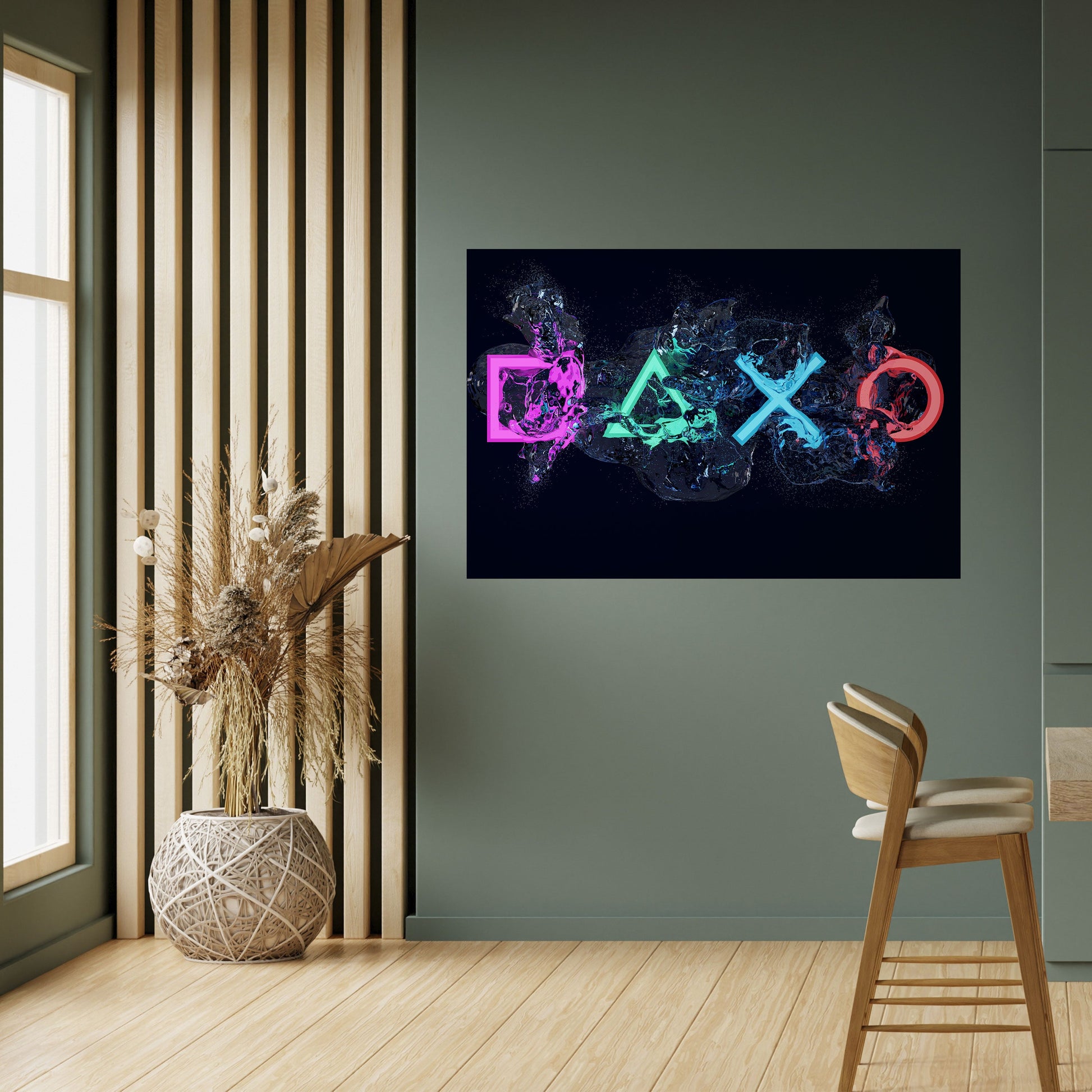 Affiche horizontale autocollante GAMING REVOLT