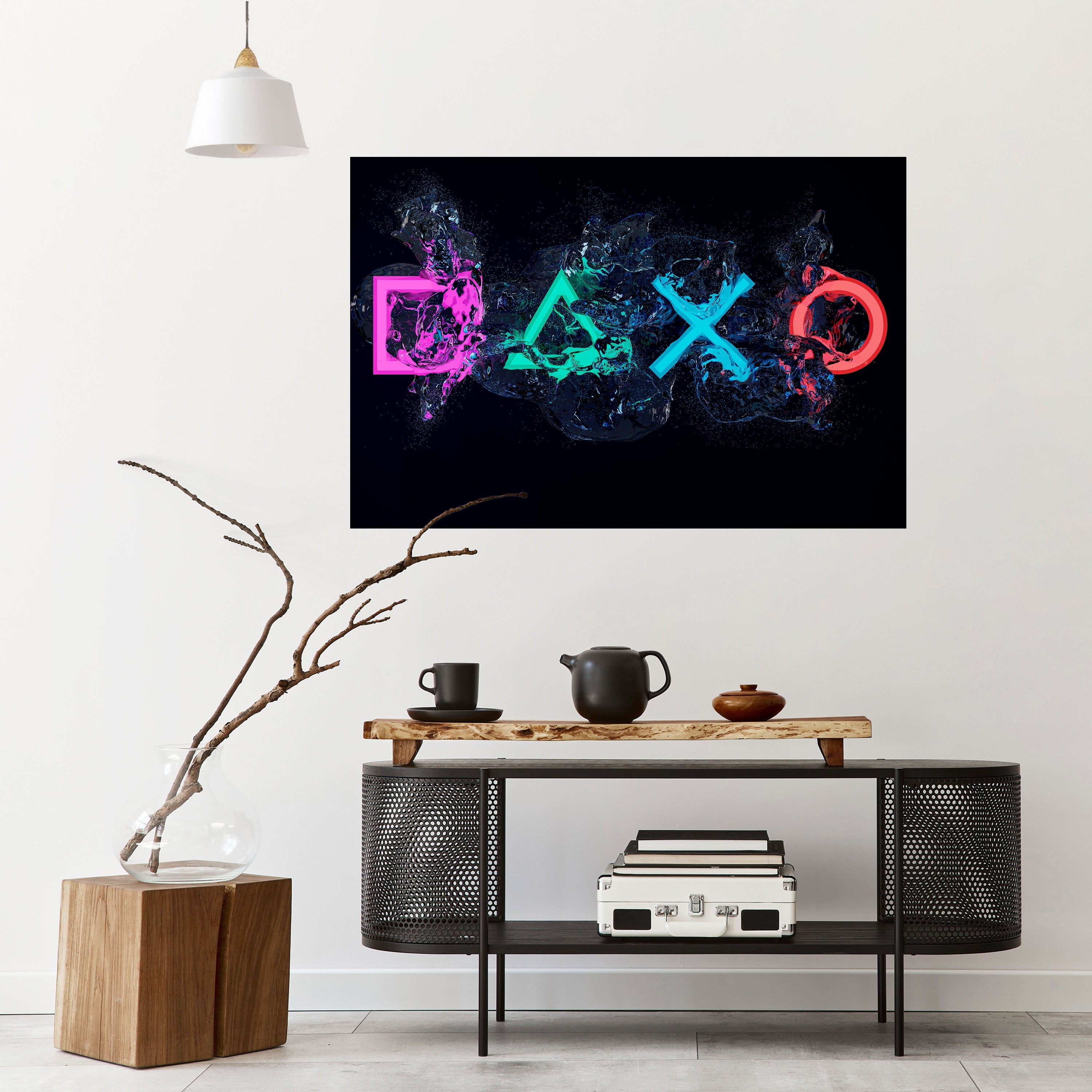 GAMING REVOLT Peel and Stick Horizontal Poster