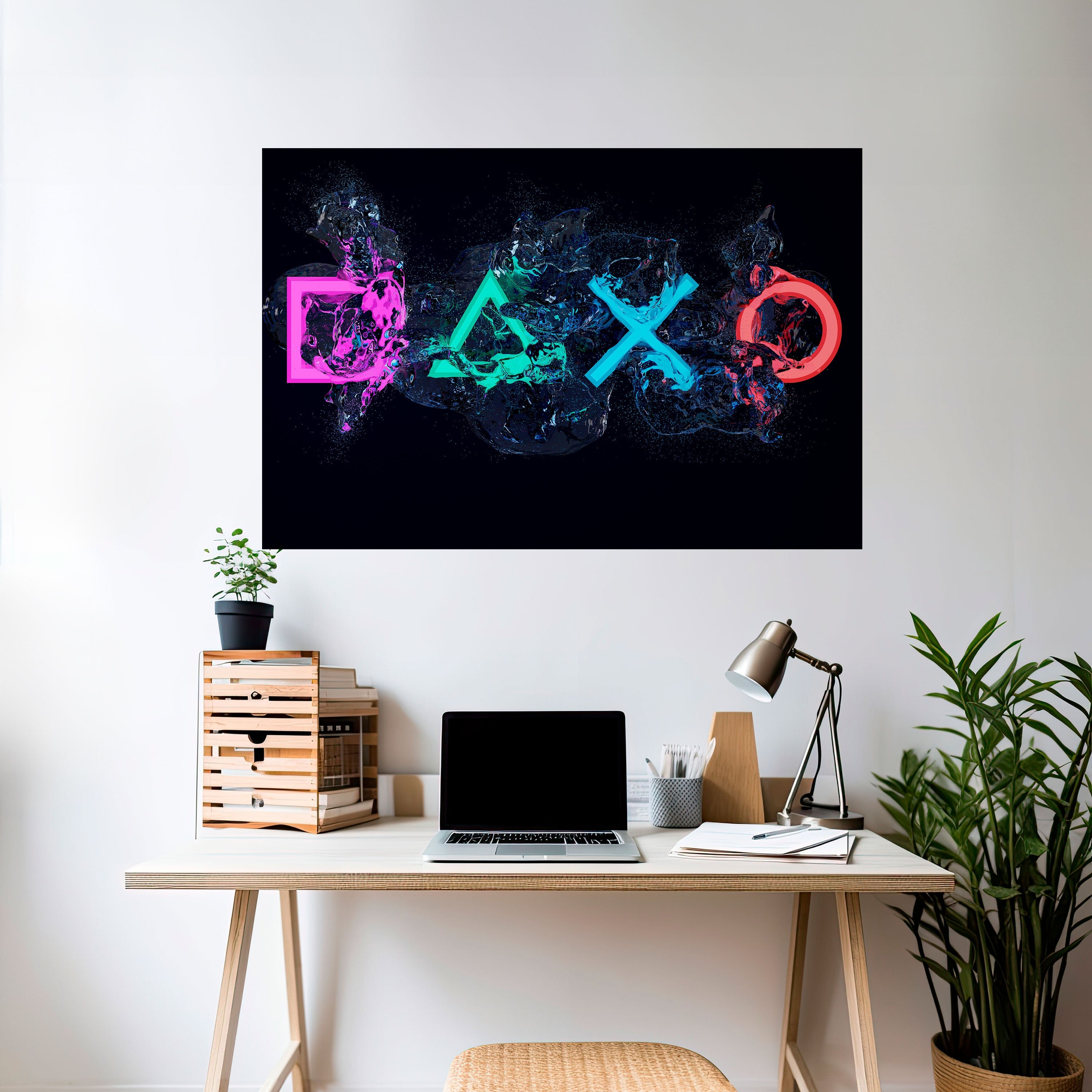 GAMING REVOLT Peel and Stick Horizontal Poster