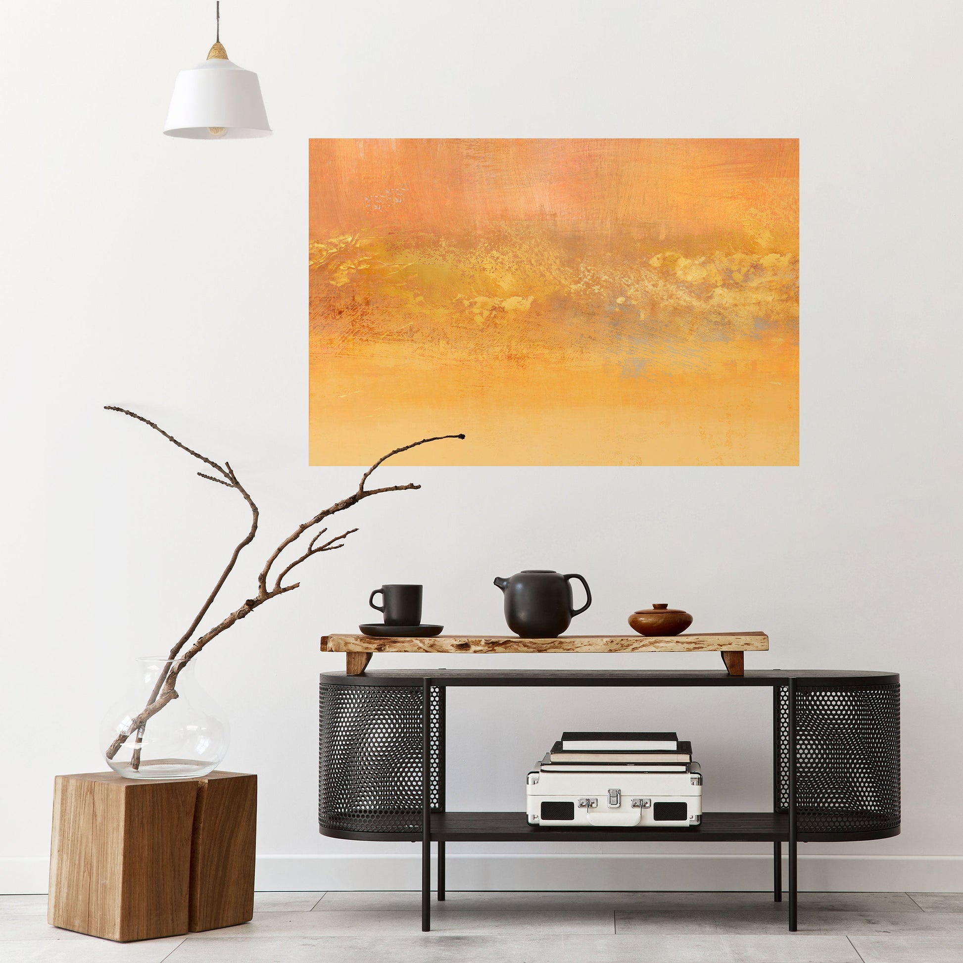 Affiche horizontale autocollante ORANGE IMPRESSION