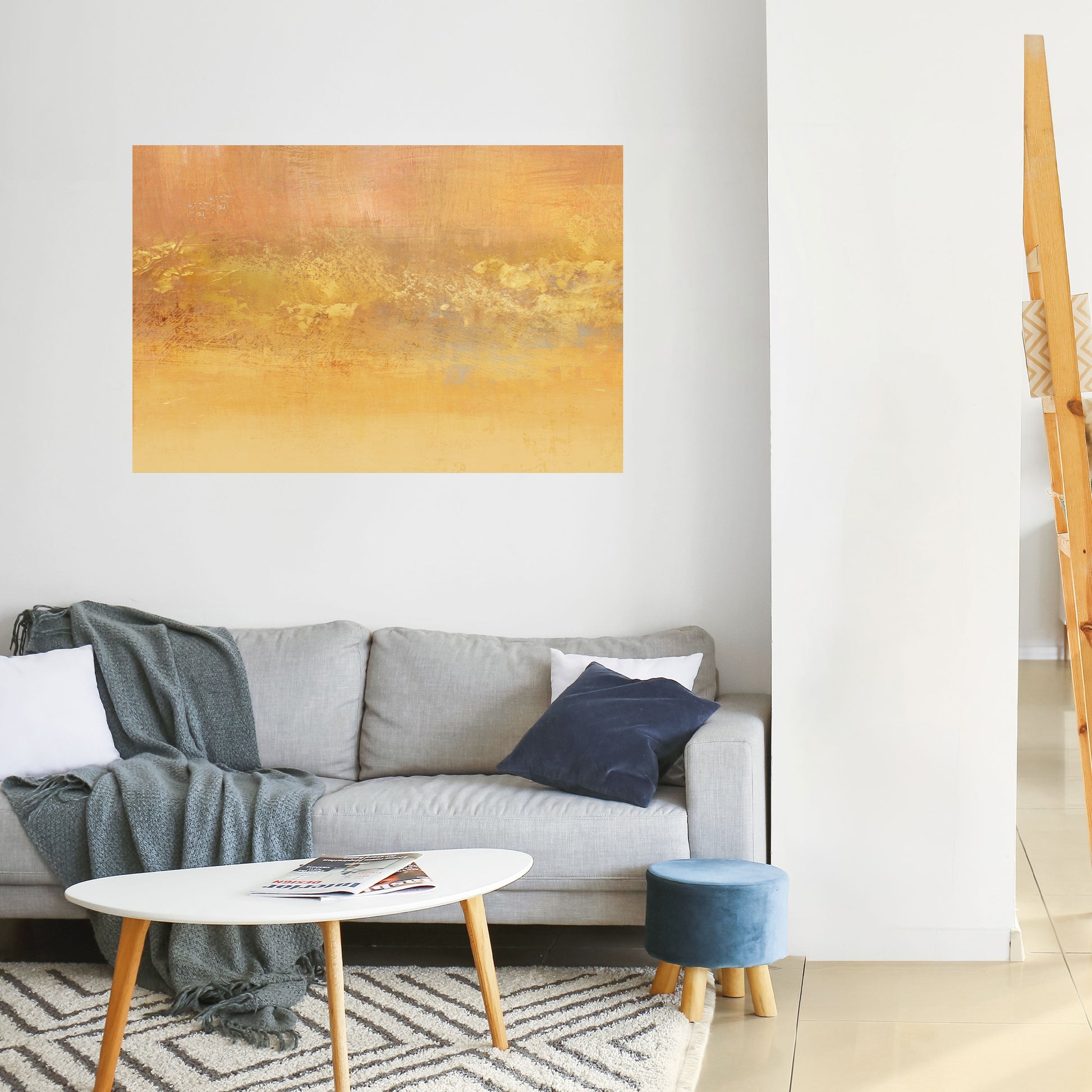 Affiche horizontale autocollante ORANGE IMPRESSION