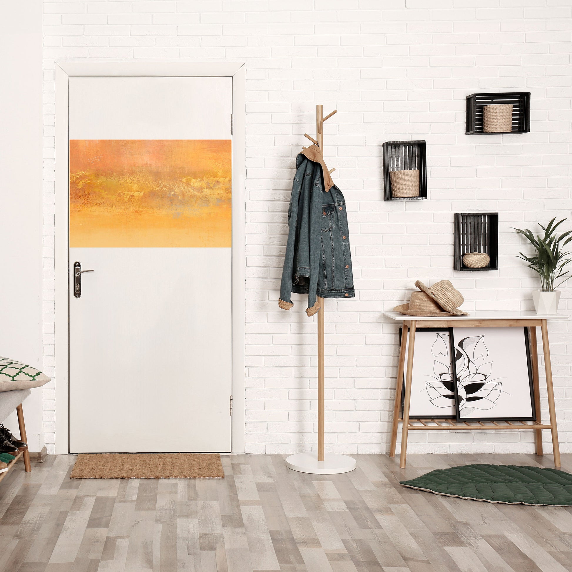 Affiche horizontale autocollante ORANGE IMPRESSION