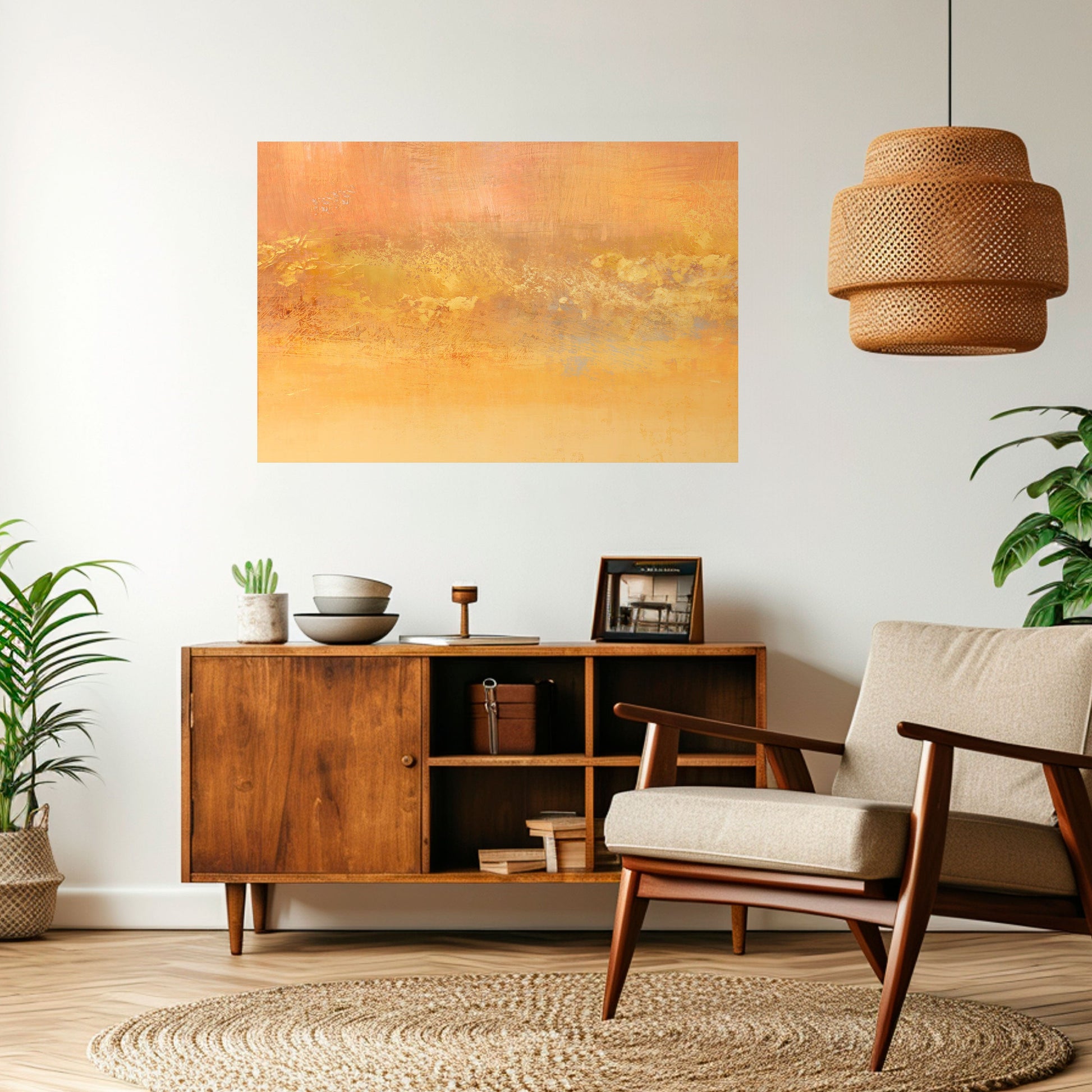 Affiche horizontale autocollante ORANGE IMPRESSION