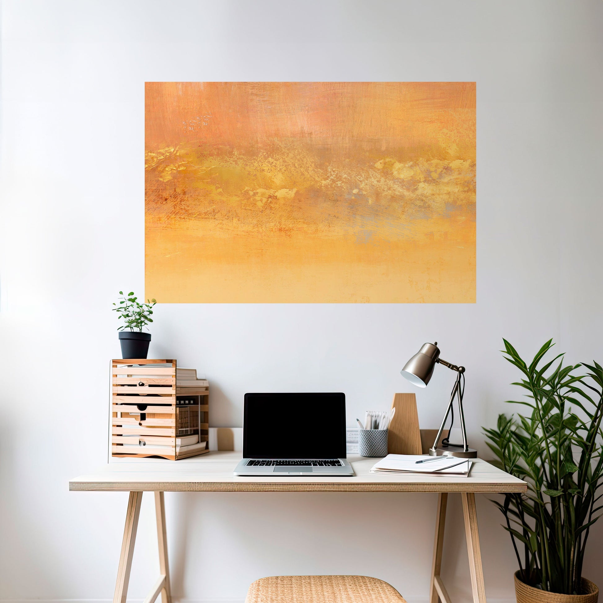 Affiche horizontale autocollante ORANGE IMPRESSION