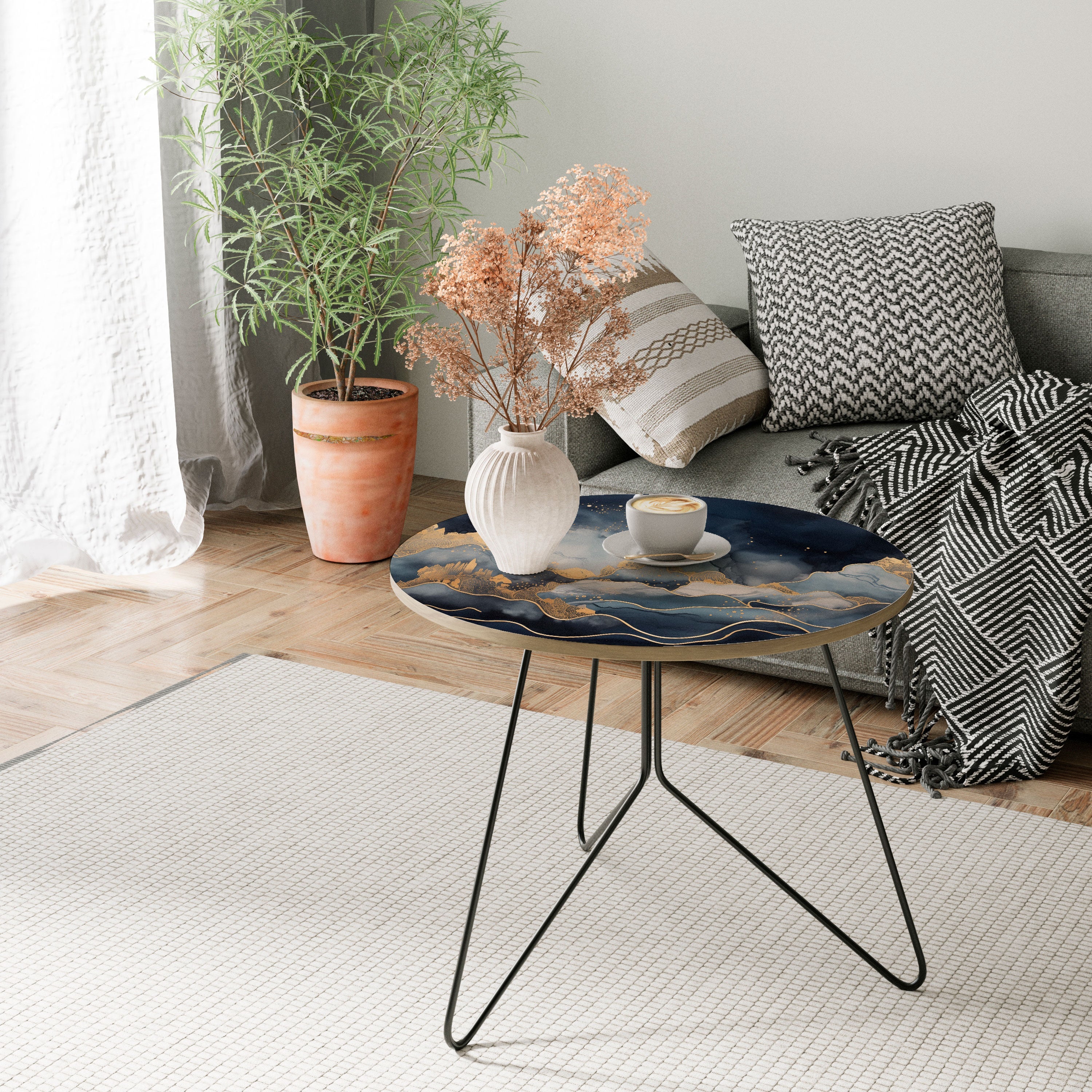 Table basse GOLDEN PEAK OF BLUE 69