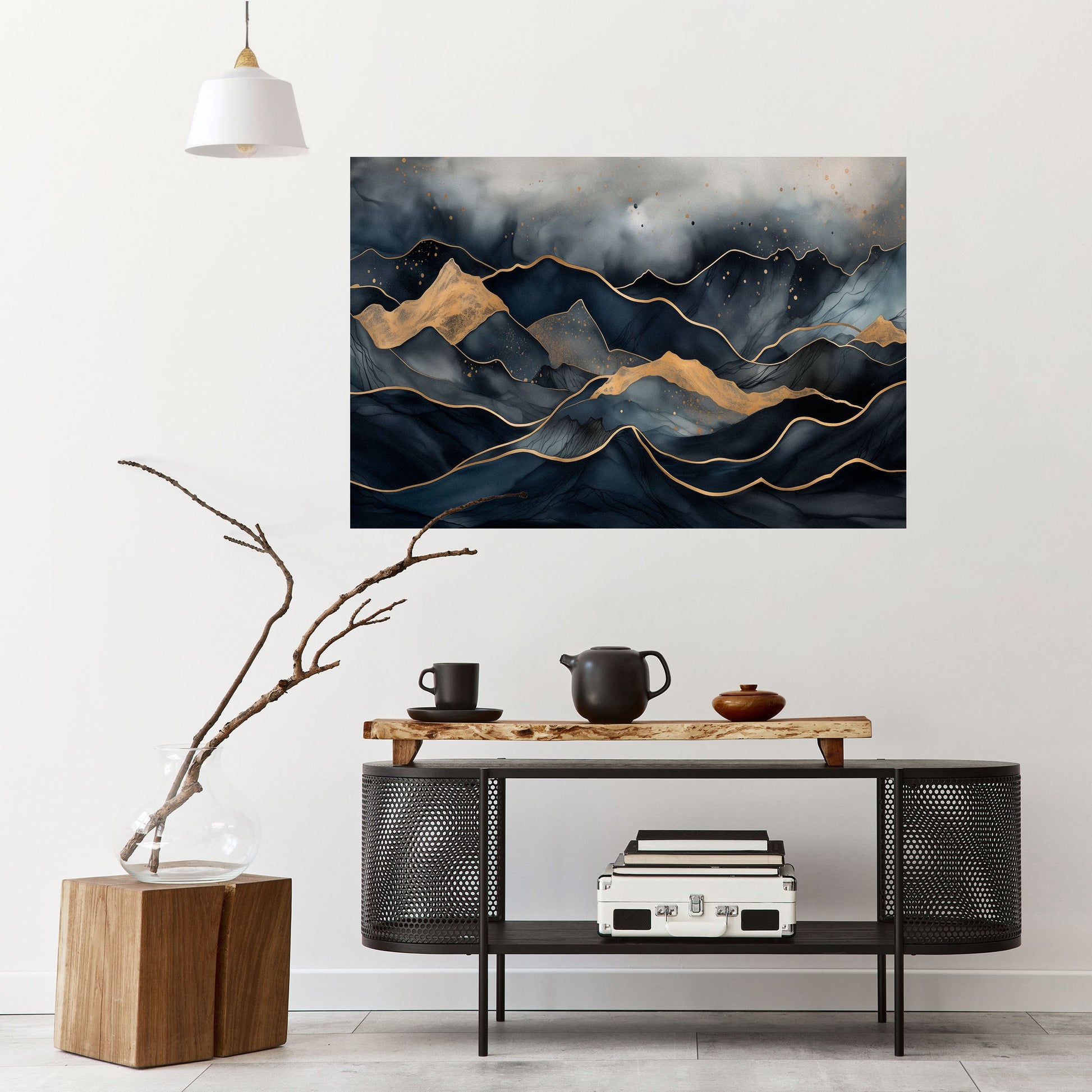 Affiche horizontale autocollante GOLDEN SUMMIT SERENITY