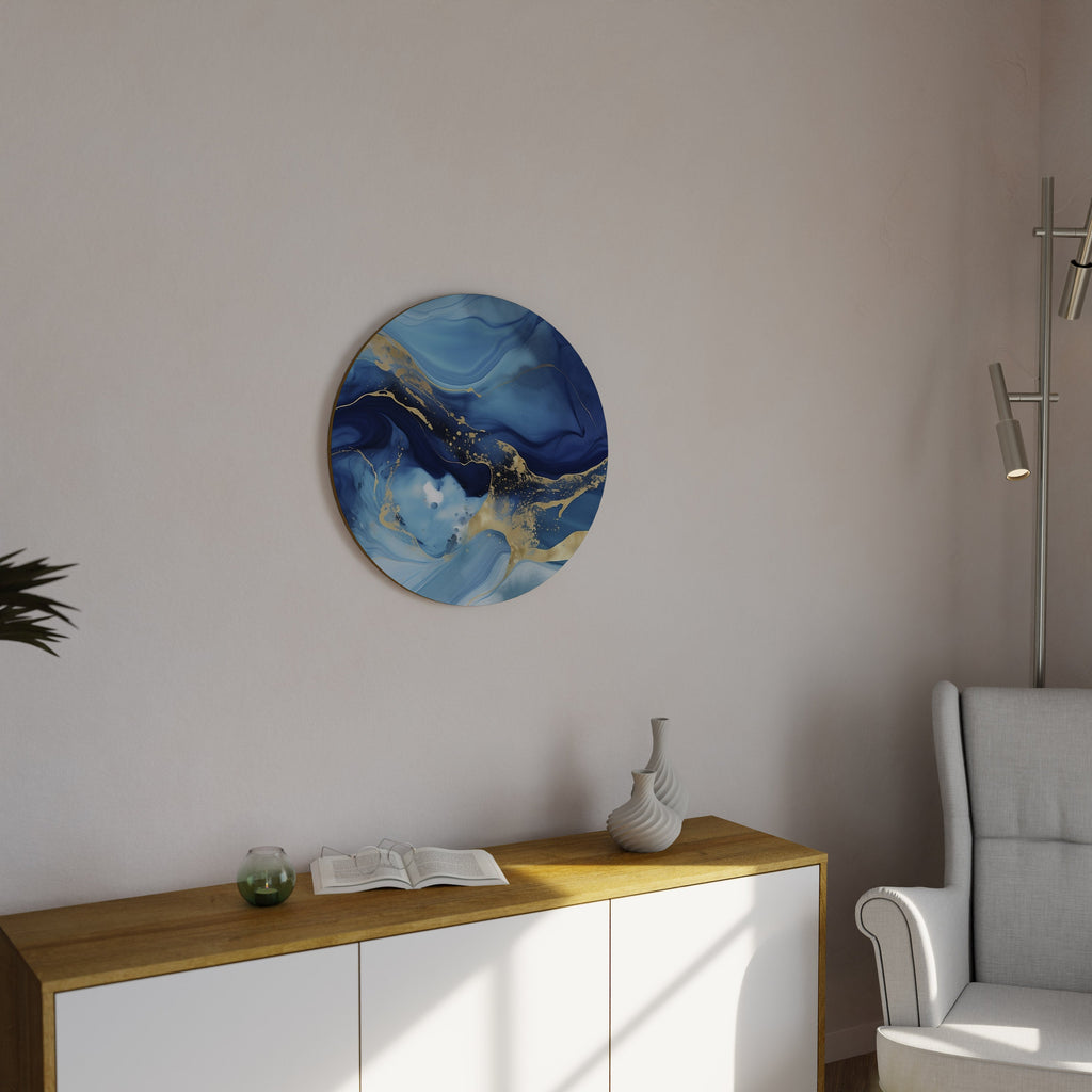 AZURE DREAMSCAPE Round Wall Art