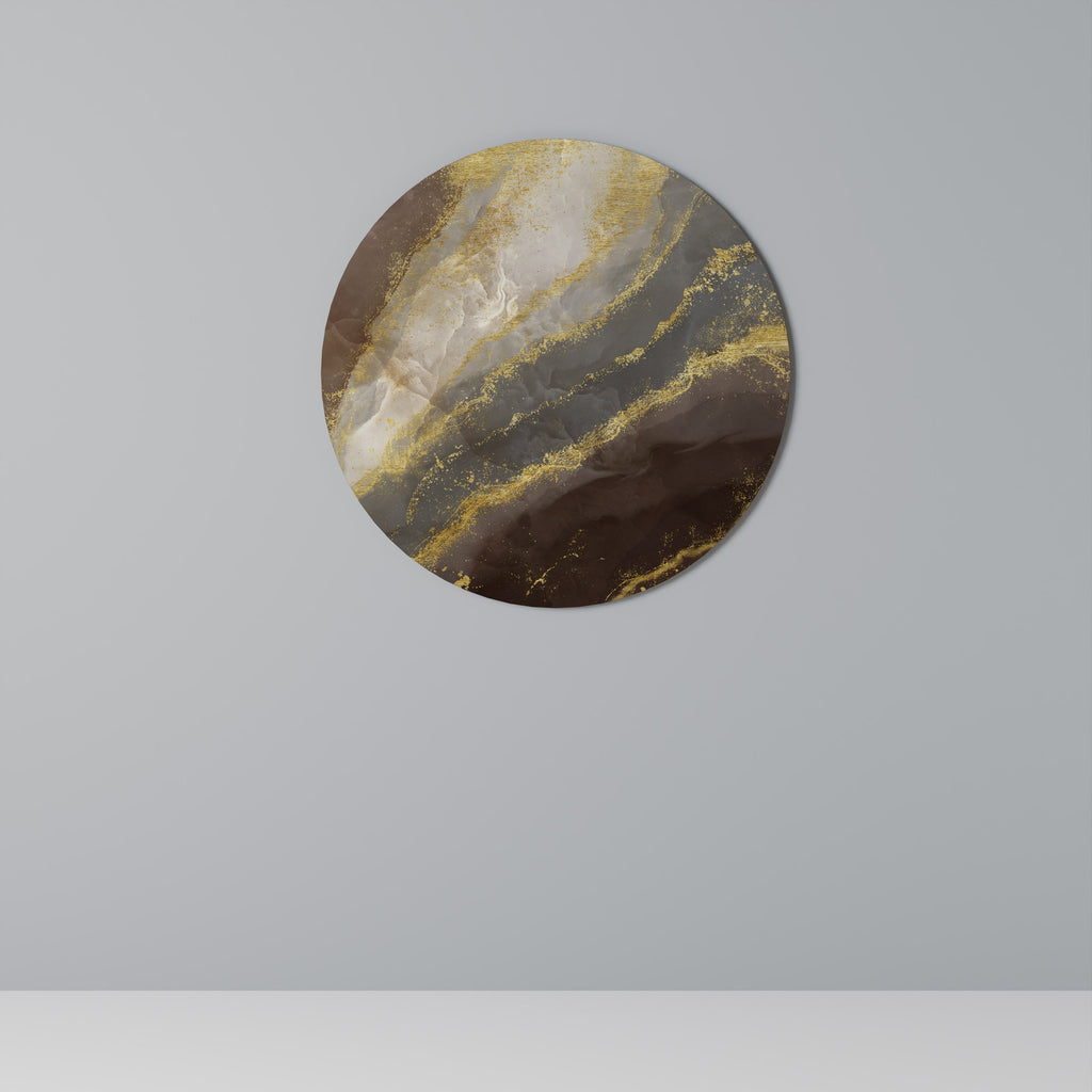 MARBLE MIRAGE Round Wall Art