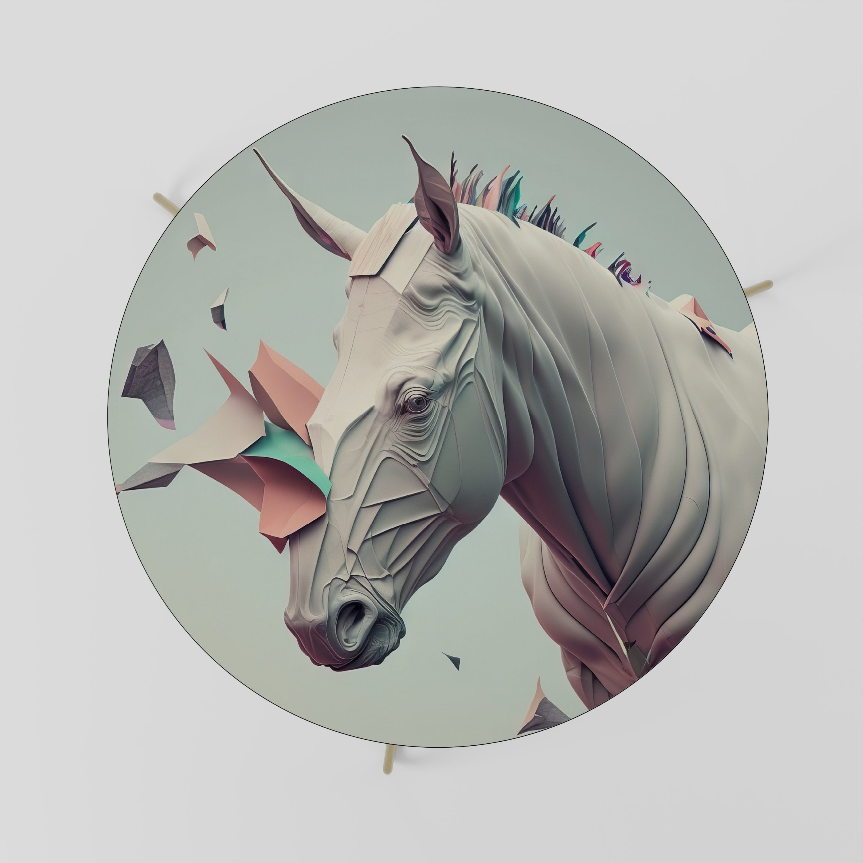 Table basse FUTURISTIC HORSE 69