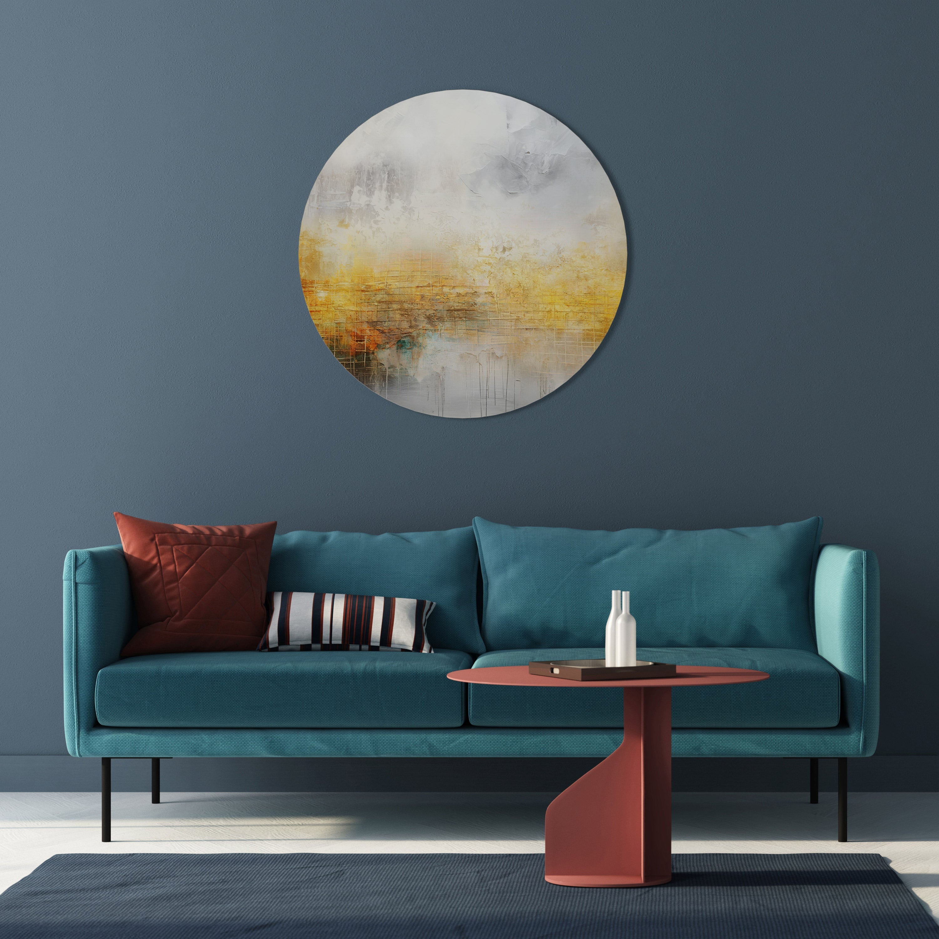 IMPRESSIONAL DAWN Round Wall Art