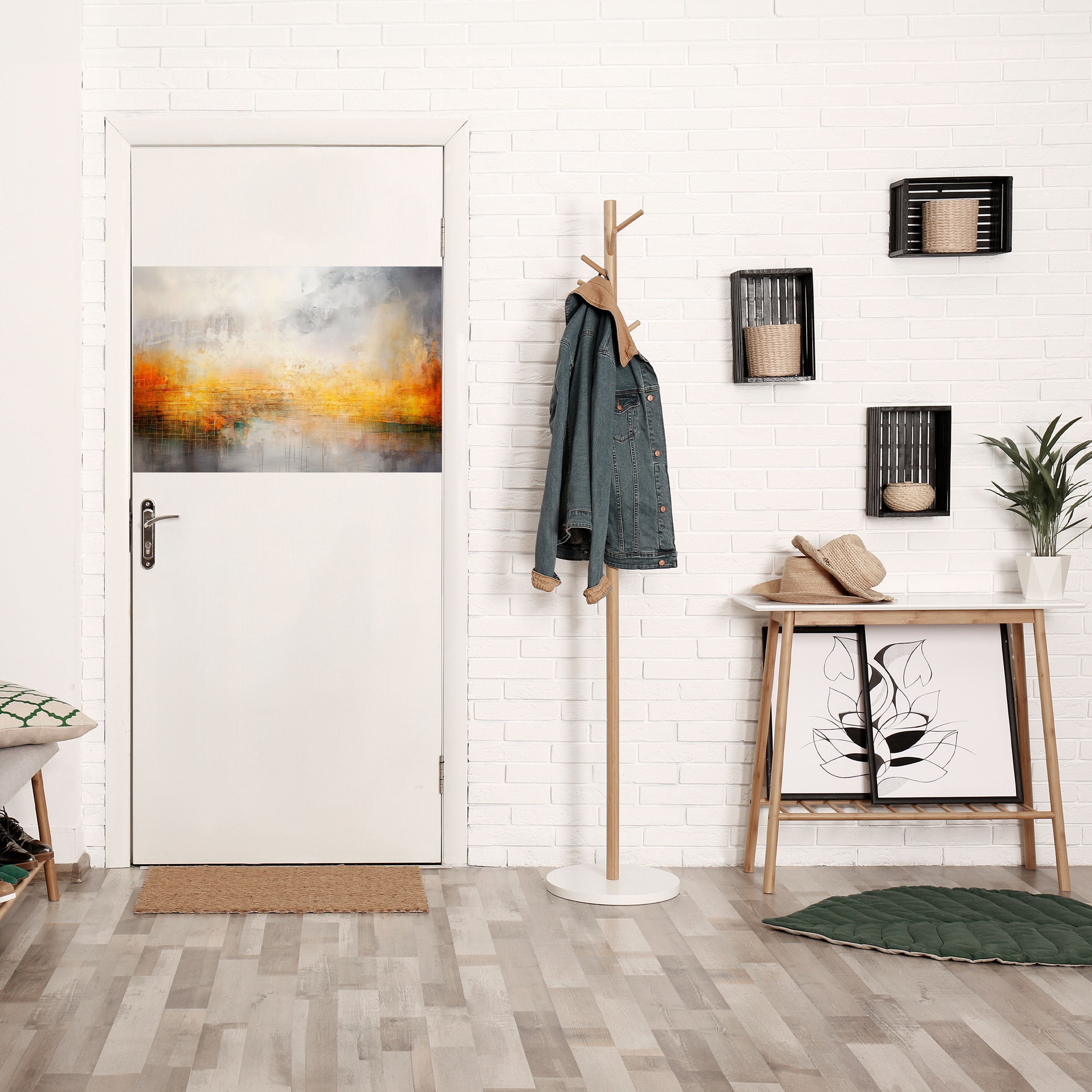 IMPRESSIONAL DAWN Peel and Stick Horizontal Poster