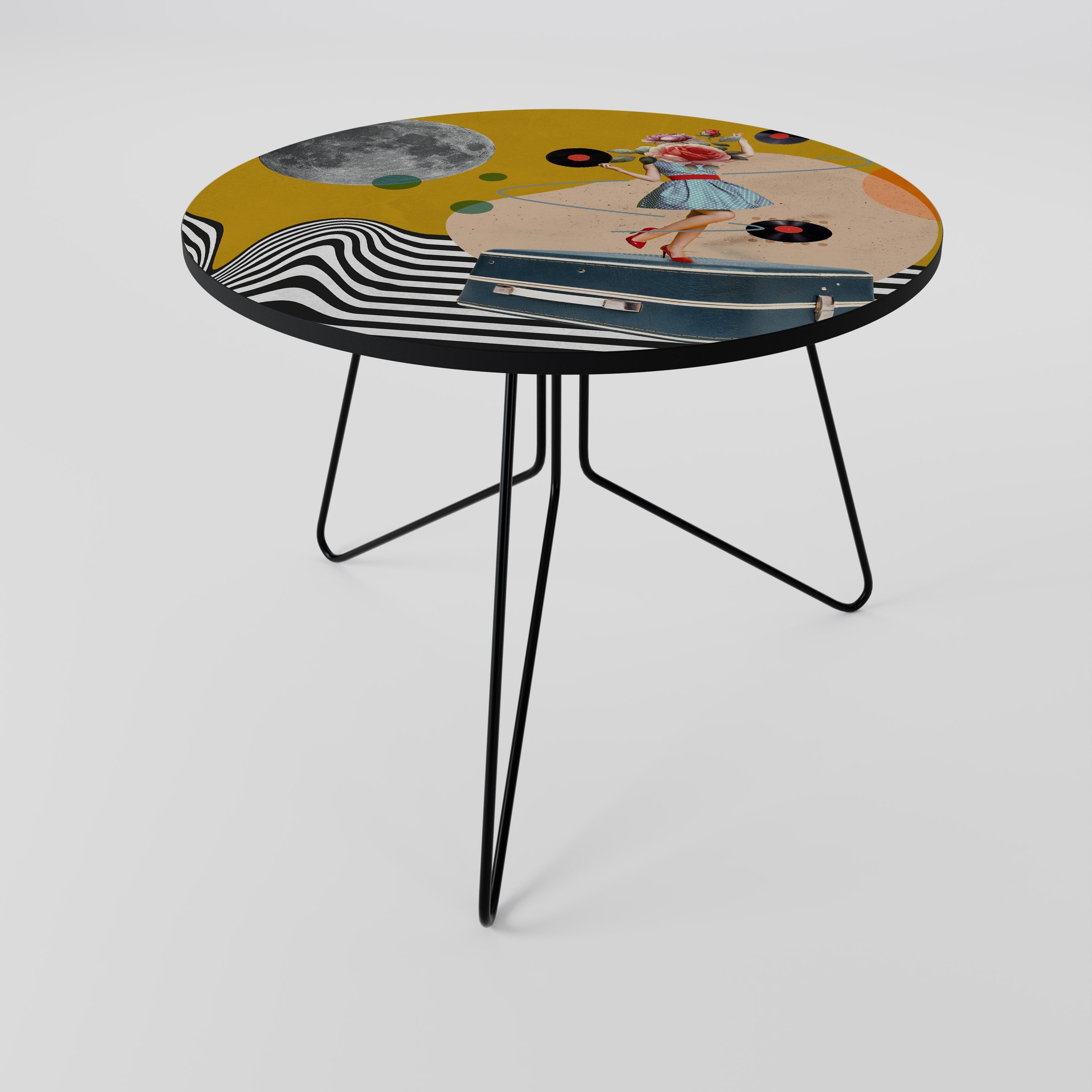 Table basse VINYLE RETROSPECTION 69