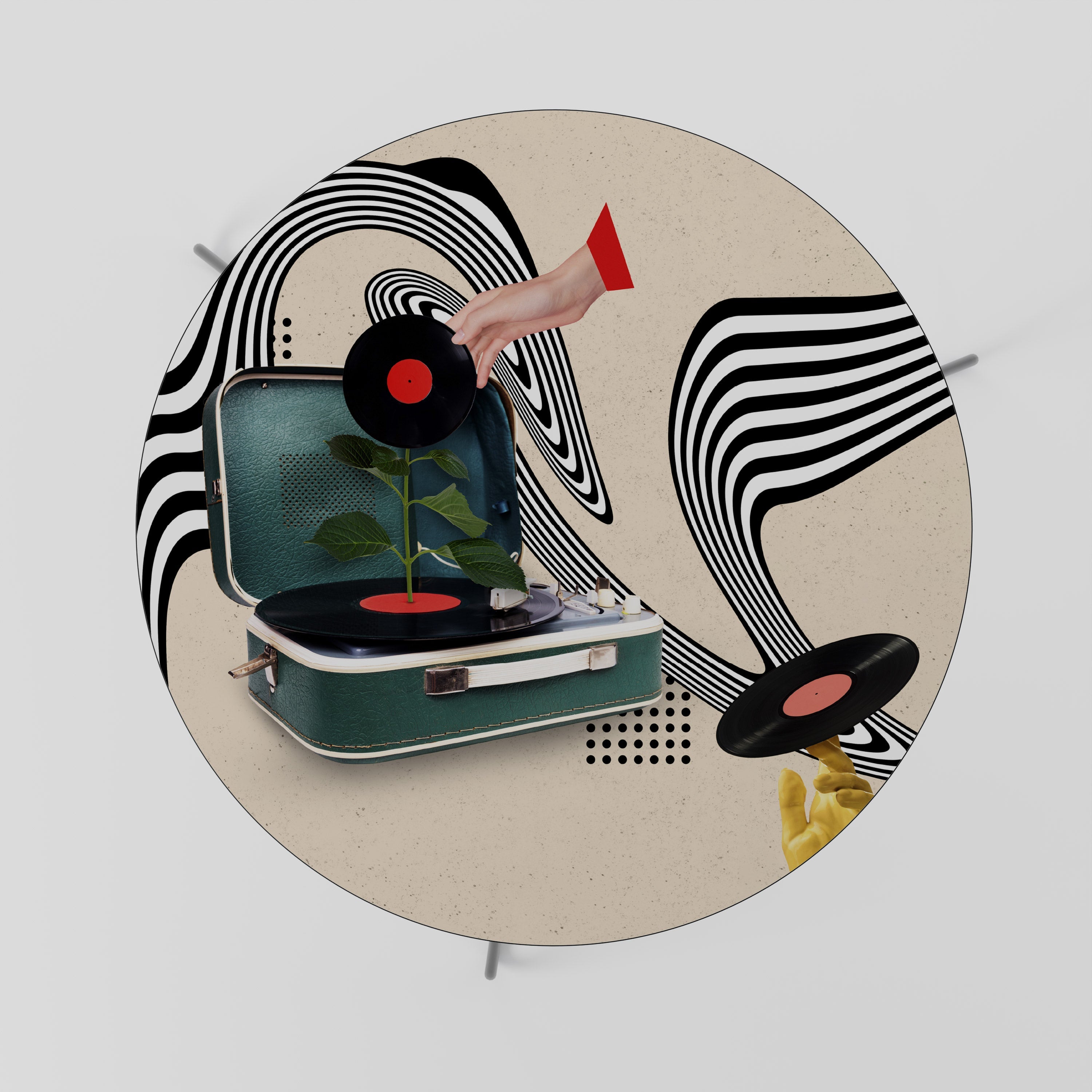 Table basse VARIATION VINYLE 69