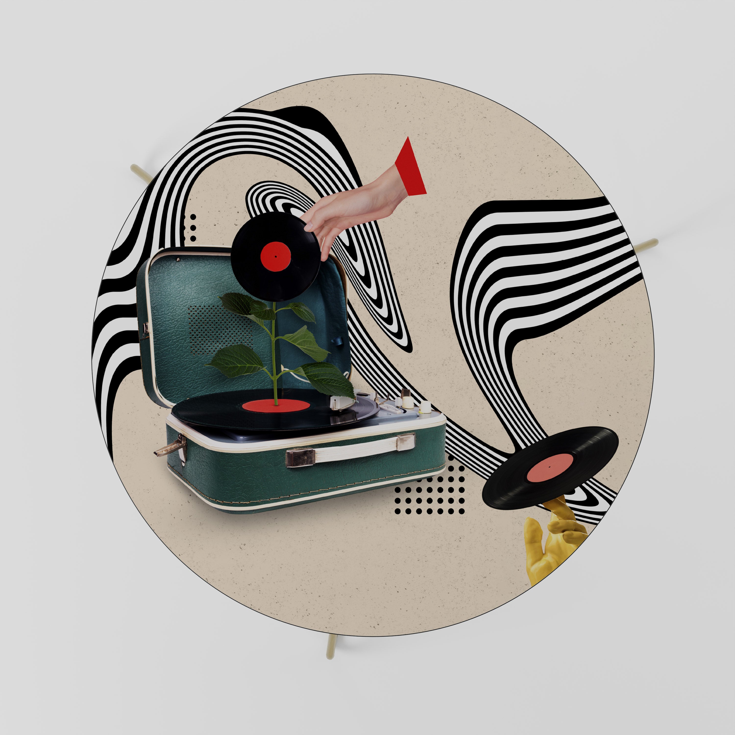 Table basse VARIATION VINYLE 69