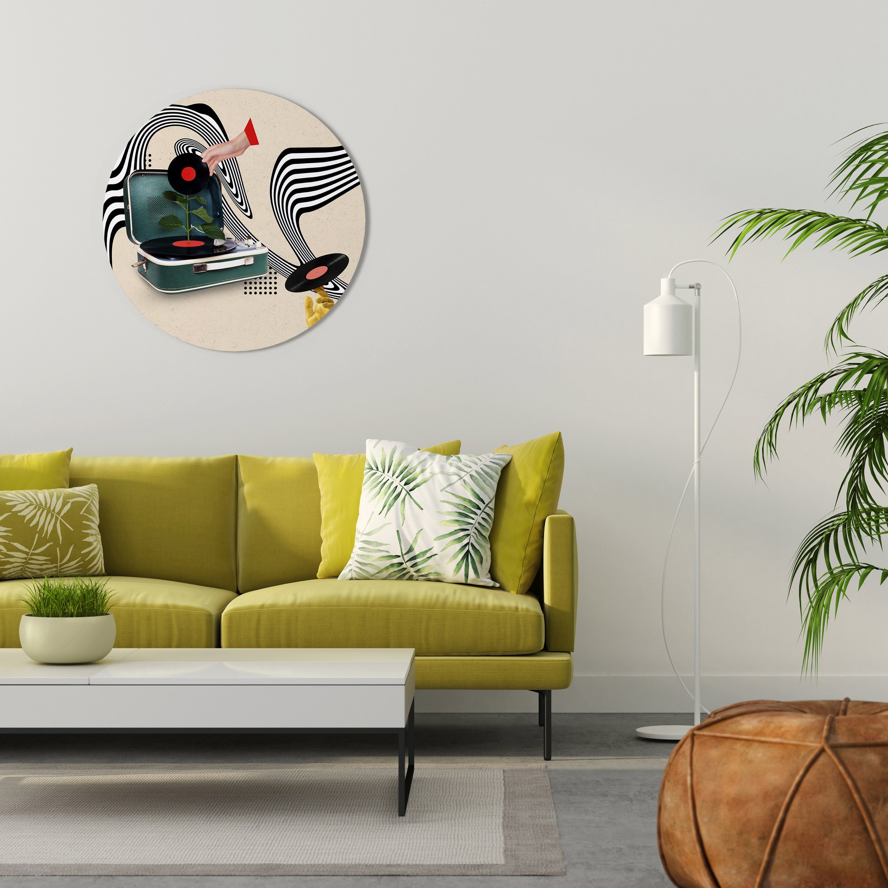 VINYL VARIATION Round Wall Art