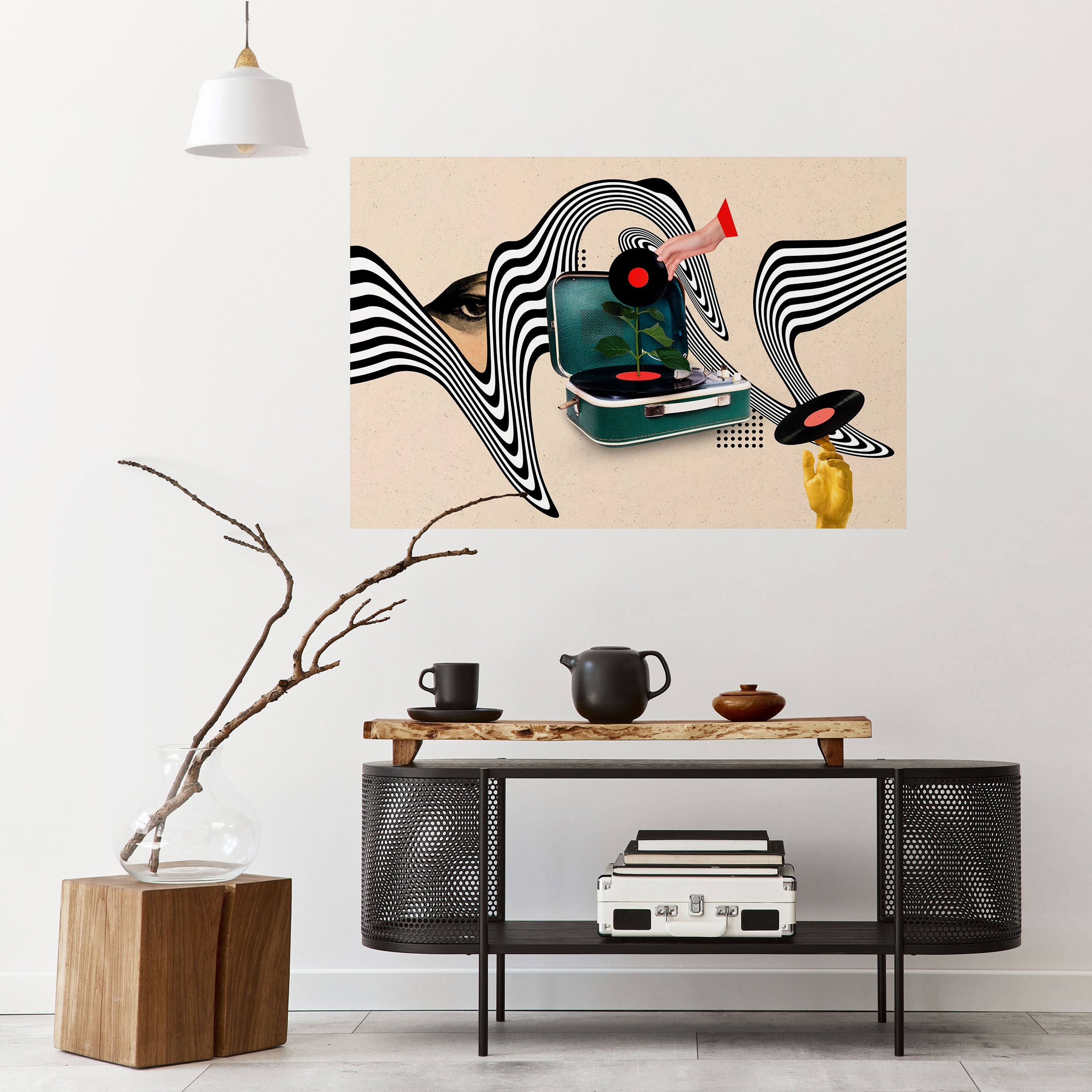 VINYL VARIATION Peel and Stick Horizontal Poster