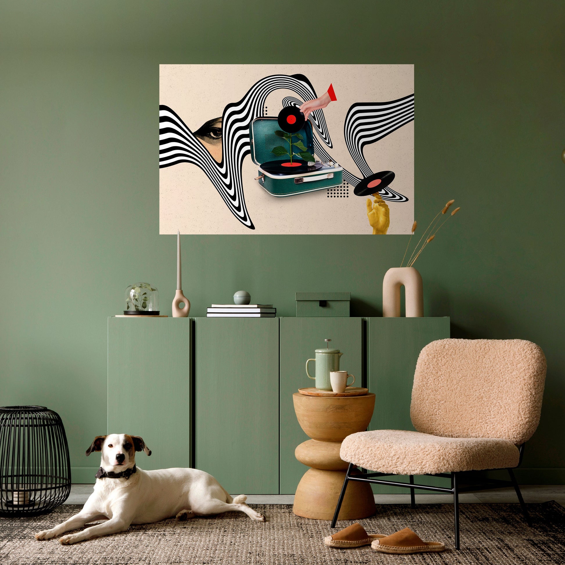 Affiche horizontale autocollante VARIATION VINYLE