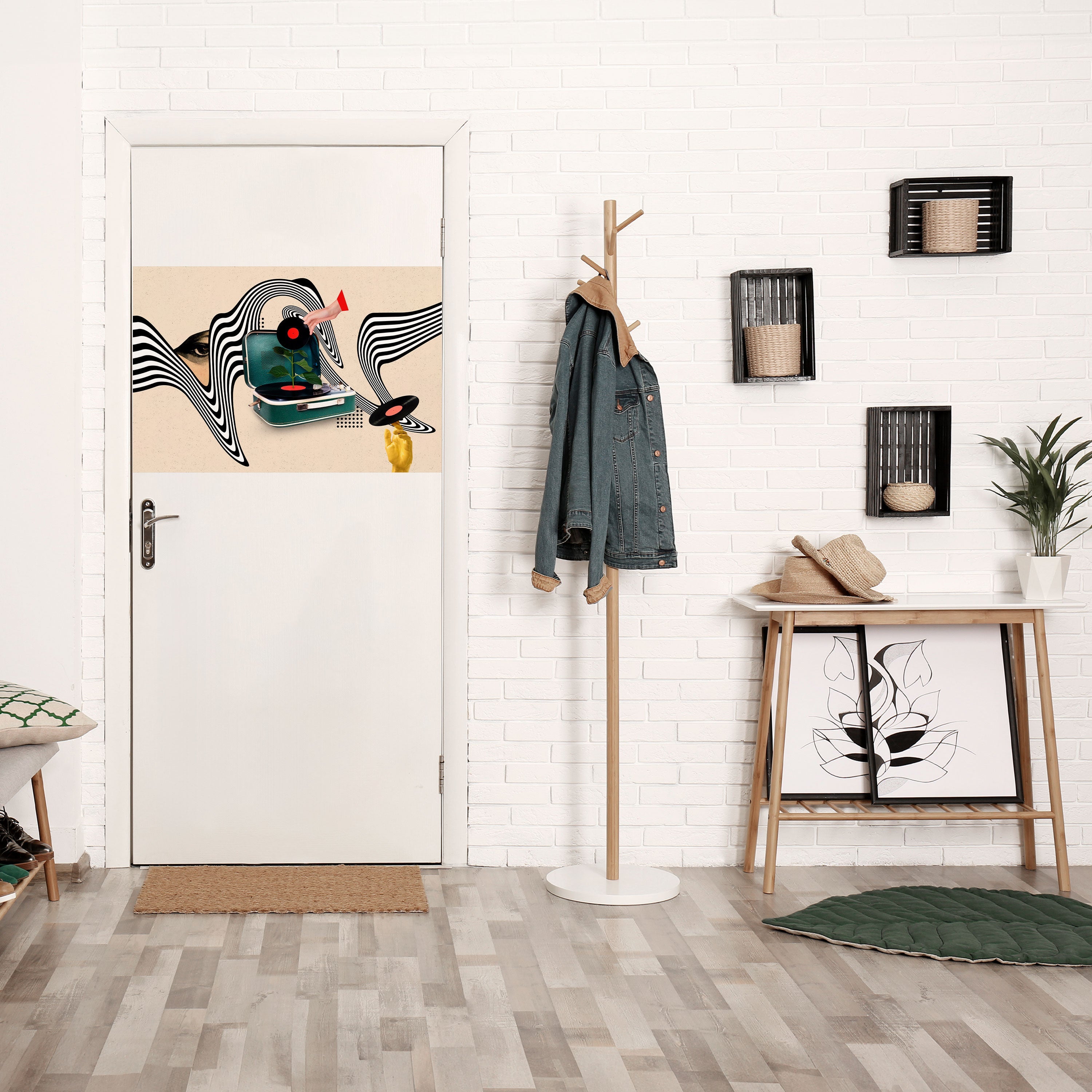 VINYL VARIATION Peel and Stick Horizontal Poster