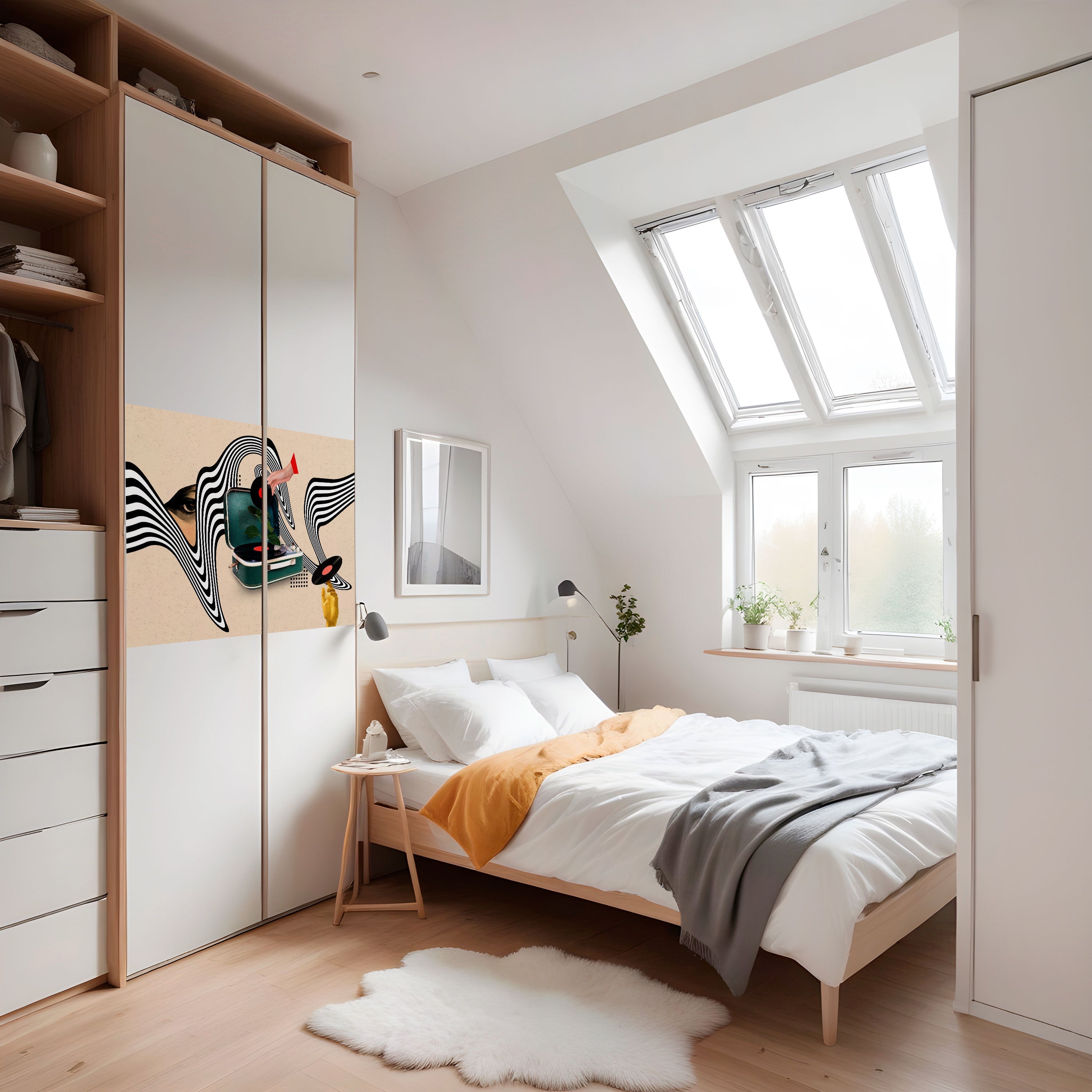 VINYL VARIATION Peel and Stick Horizontal Poster