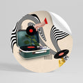 VINYL VARIATION Peel and Stick Round Sticker