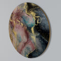 EARTHY MARBLE Round Wall Art