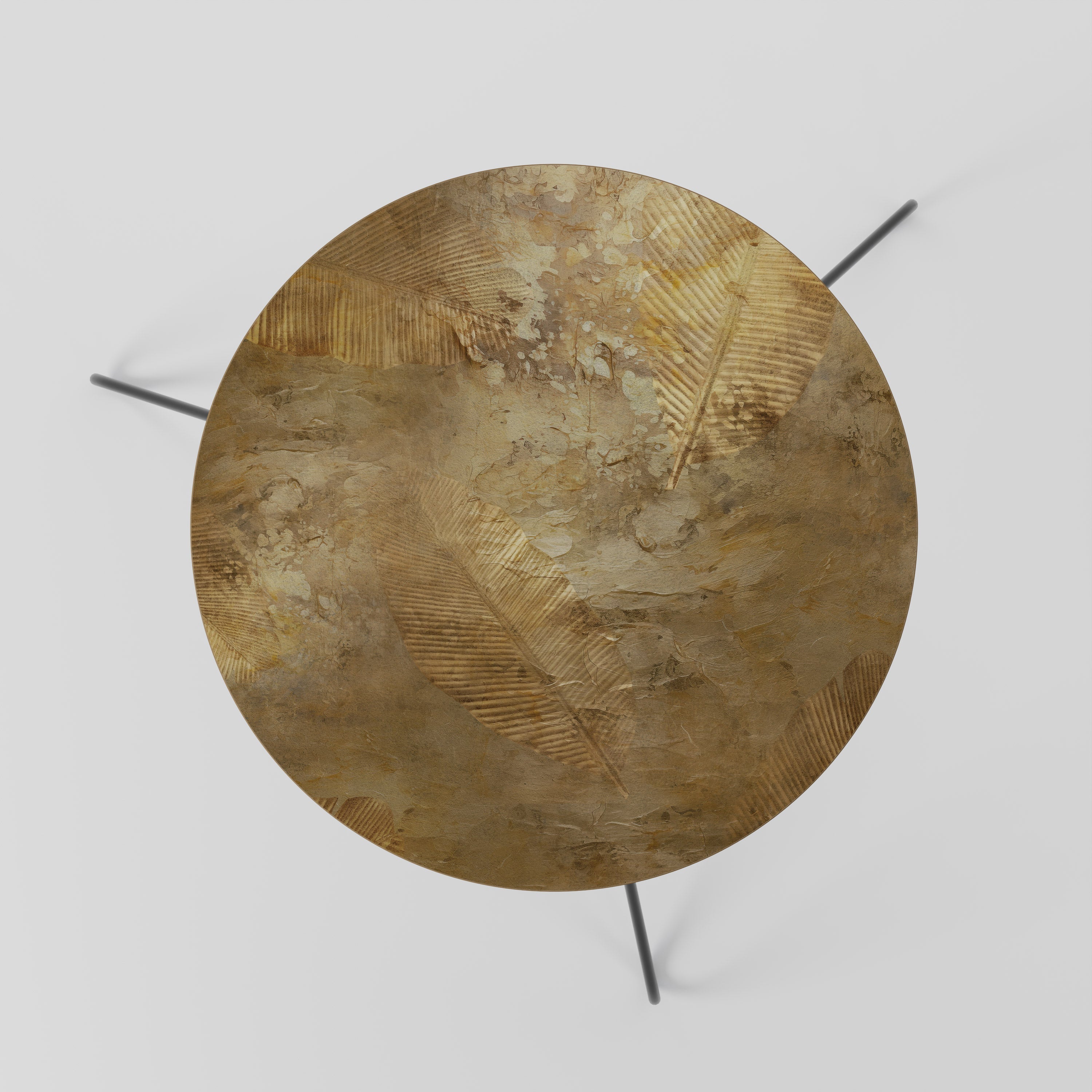 GILDED LEAF CASCADE Coffee Table 60