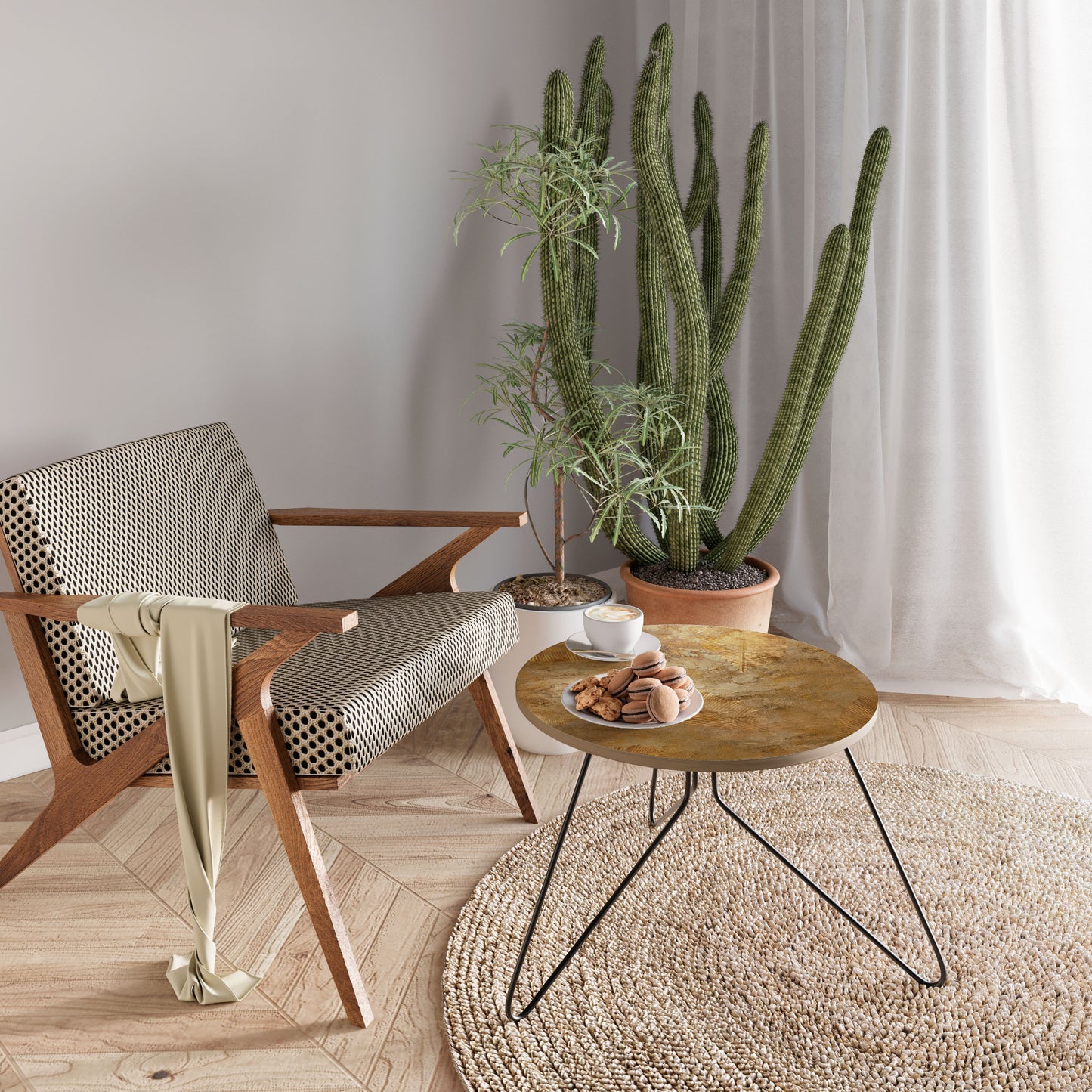 GILDED LEAF CASCADE Coffee Table