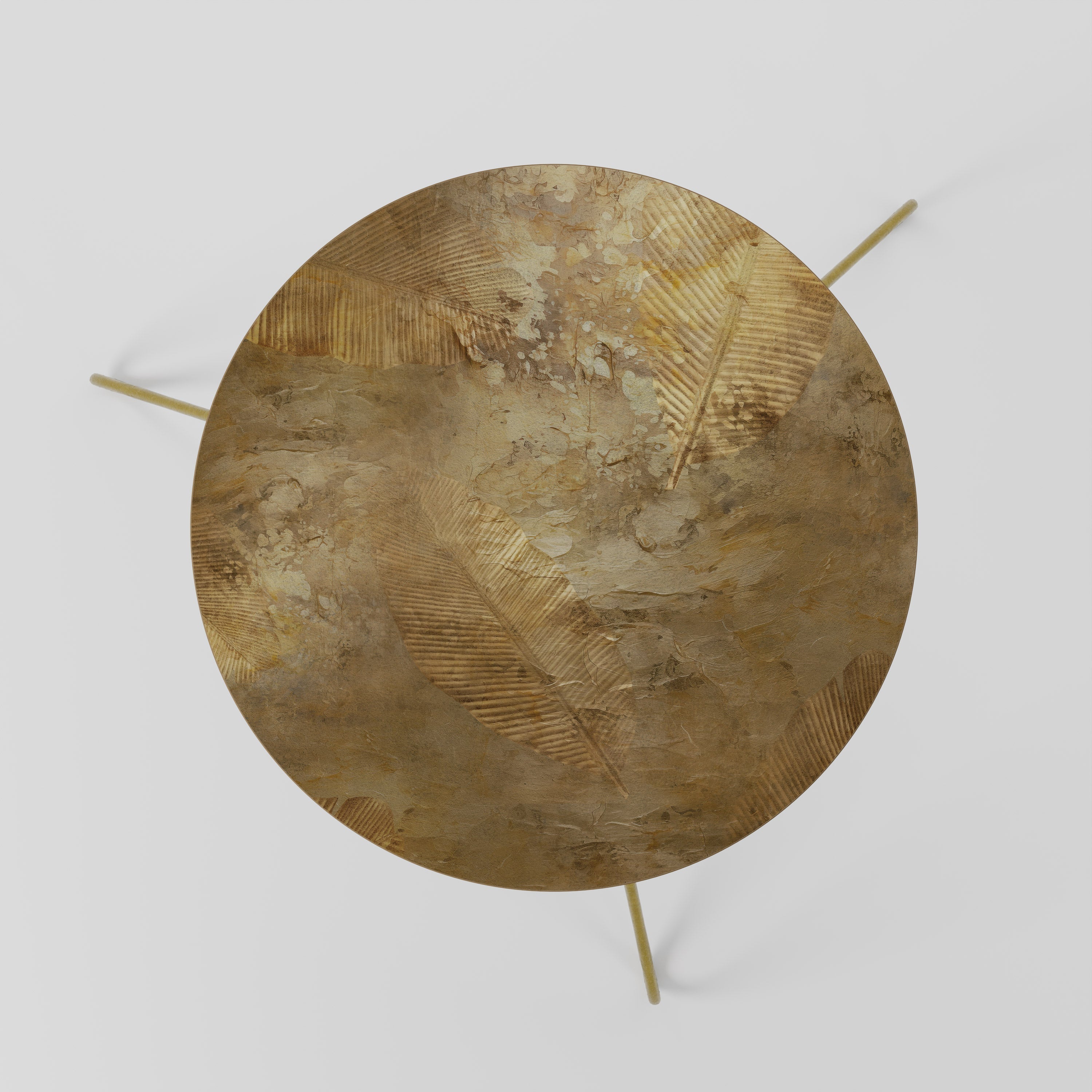 GILDED LEAF CASCADE Coffee Table 60