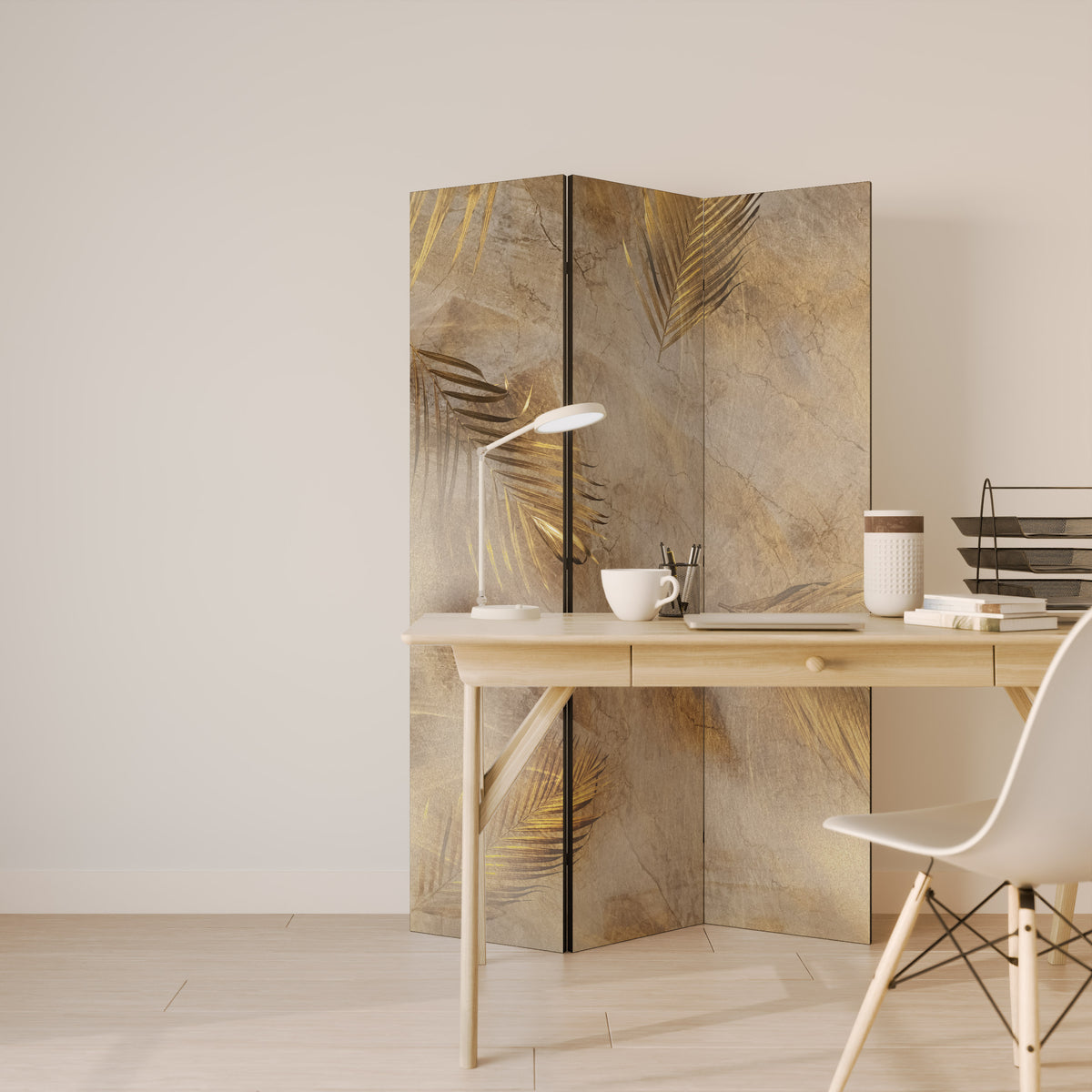 LEAVES OF SPLENDOR 3-Panel Room Divider