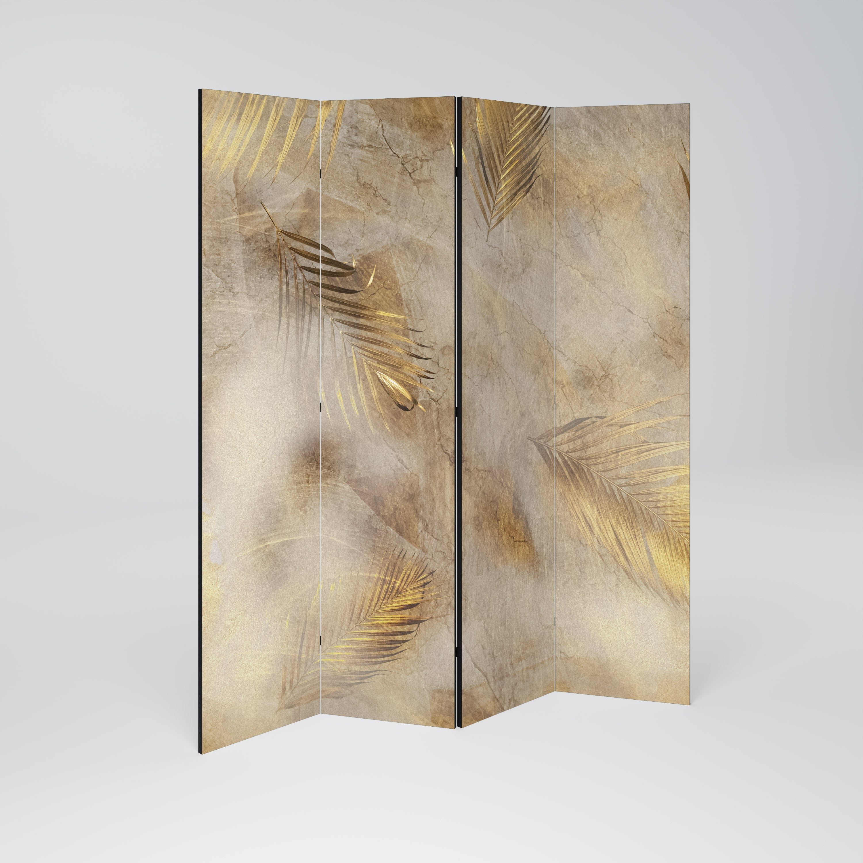 LEAVES OF SPLENDOR 4-Panel Room Divider