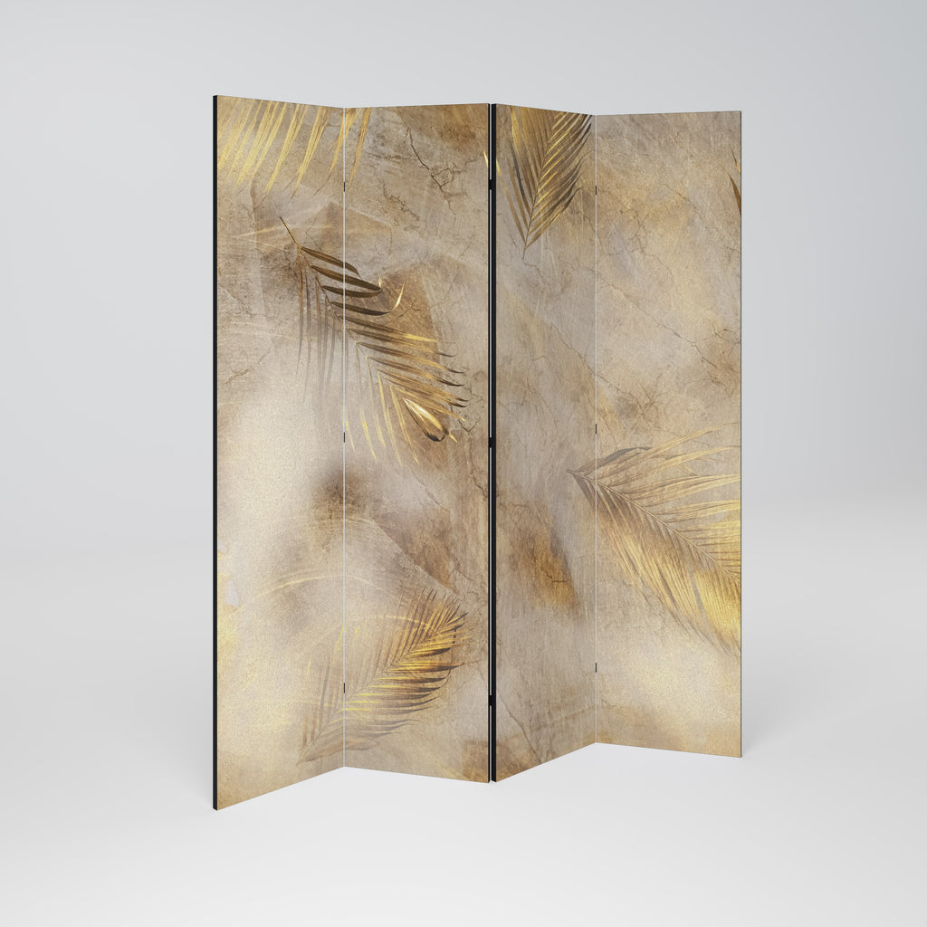 LEAVES OF SPLENDOR Decorative 4-Panel Room Divider