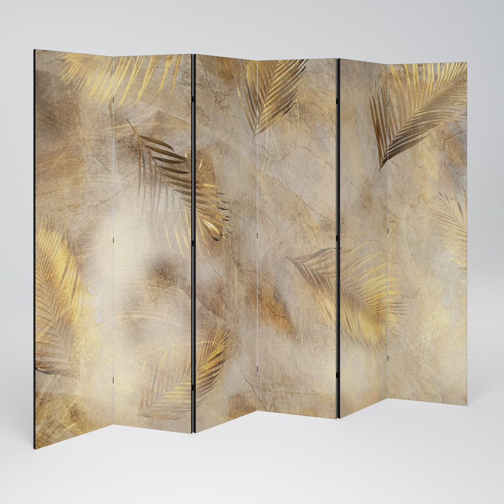 LEAVES OF SPLENDOR Decorative 6-Panel Room Divider
