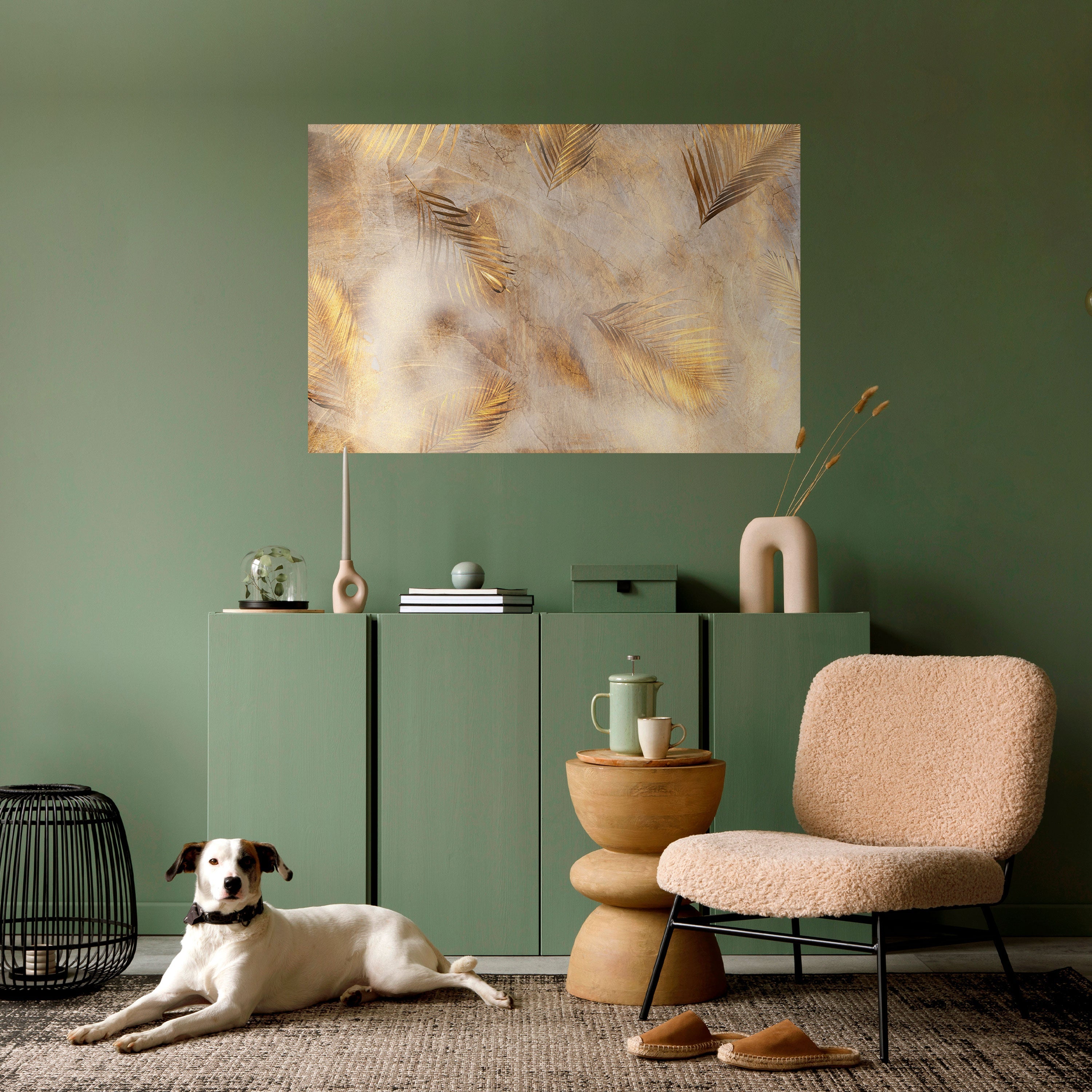 LEAVES OF SPLENDOR Peel and Stick Horizontal Poster