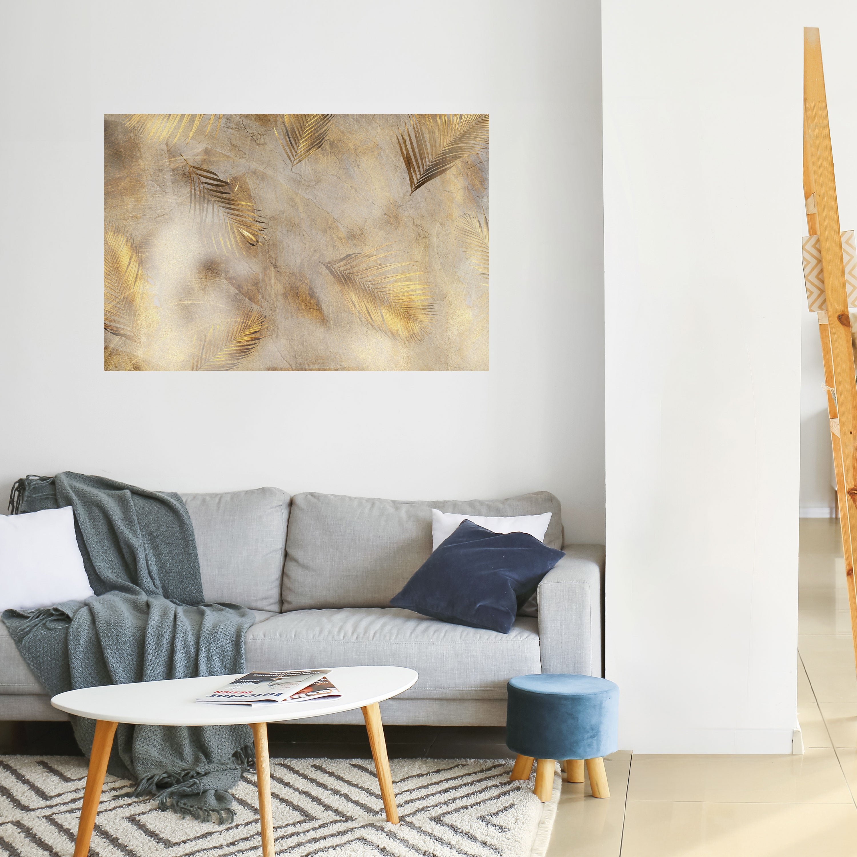 LEAVES OF SPLENDOR Peel and Stick Horizontal Poster