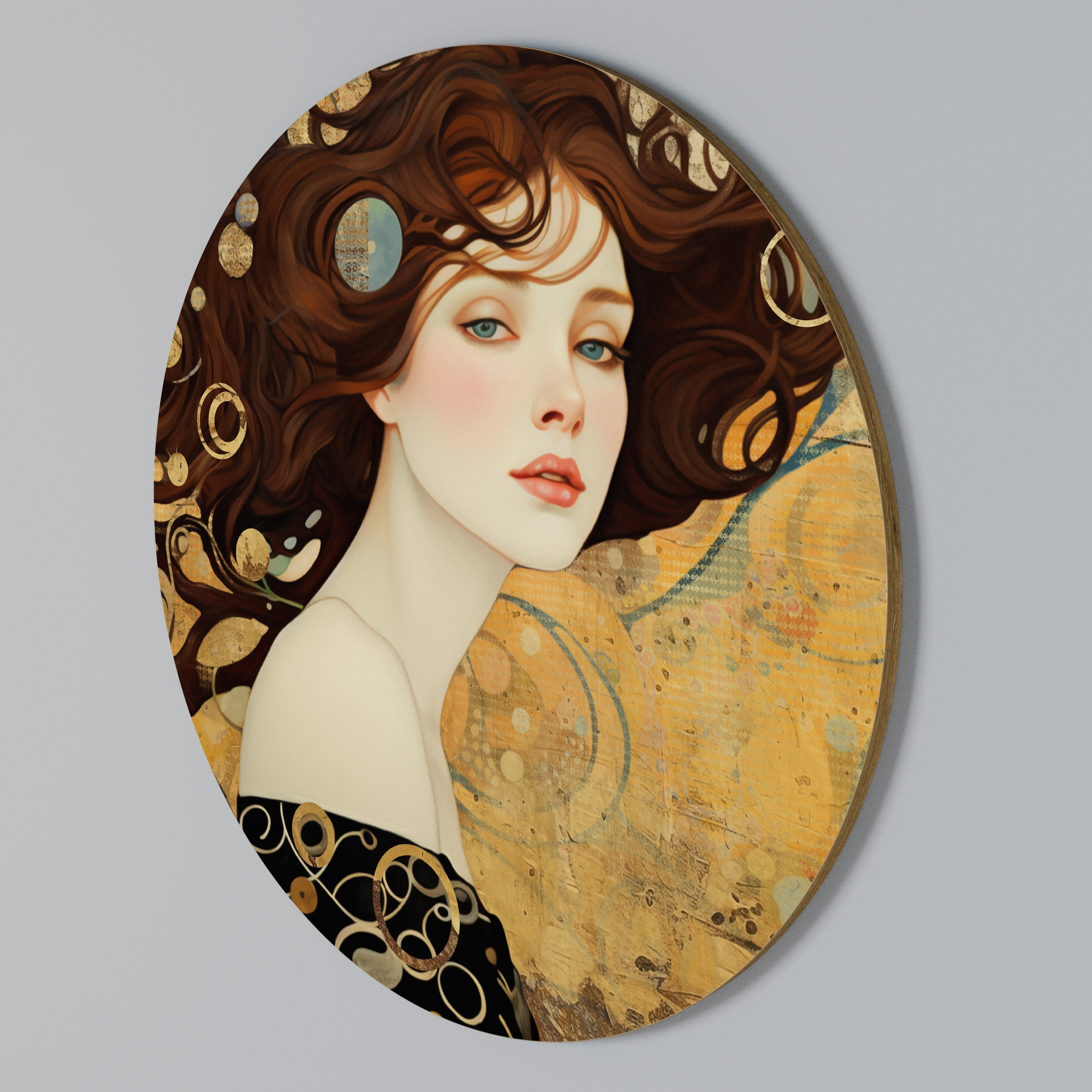 LOST IN THOUGHT Round Wall Art